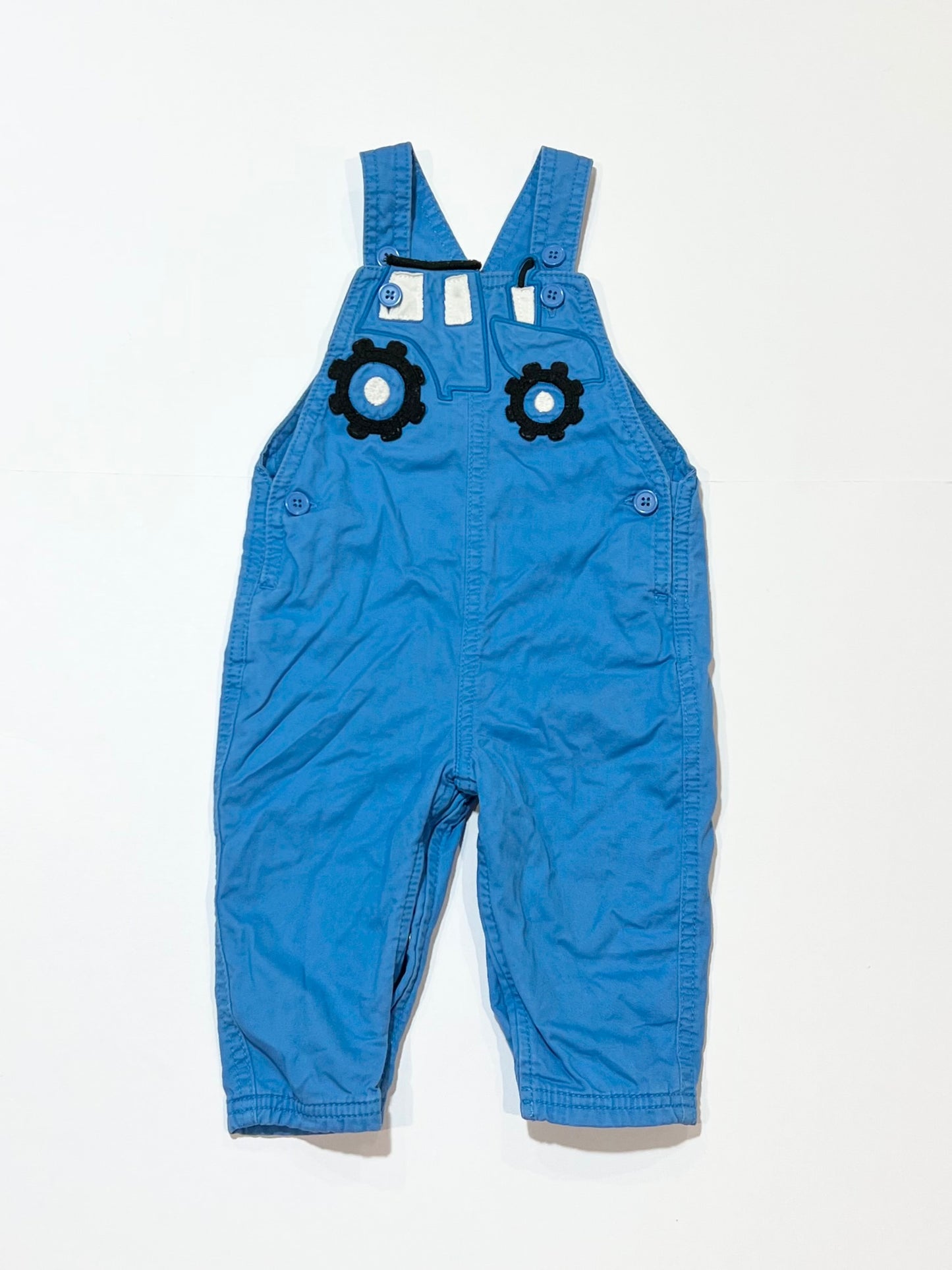 Blue tractor overalls - Size 6-9 months