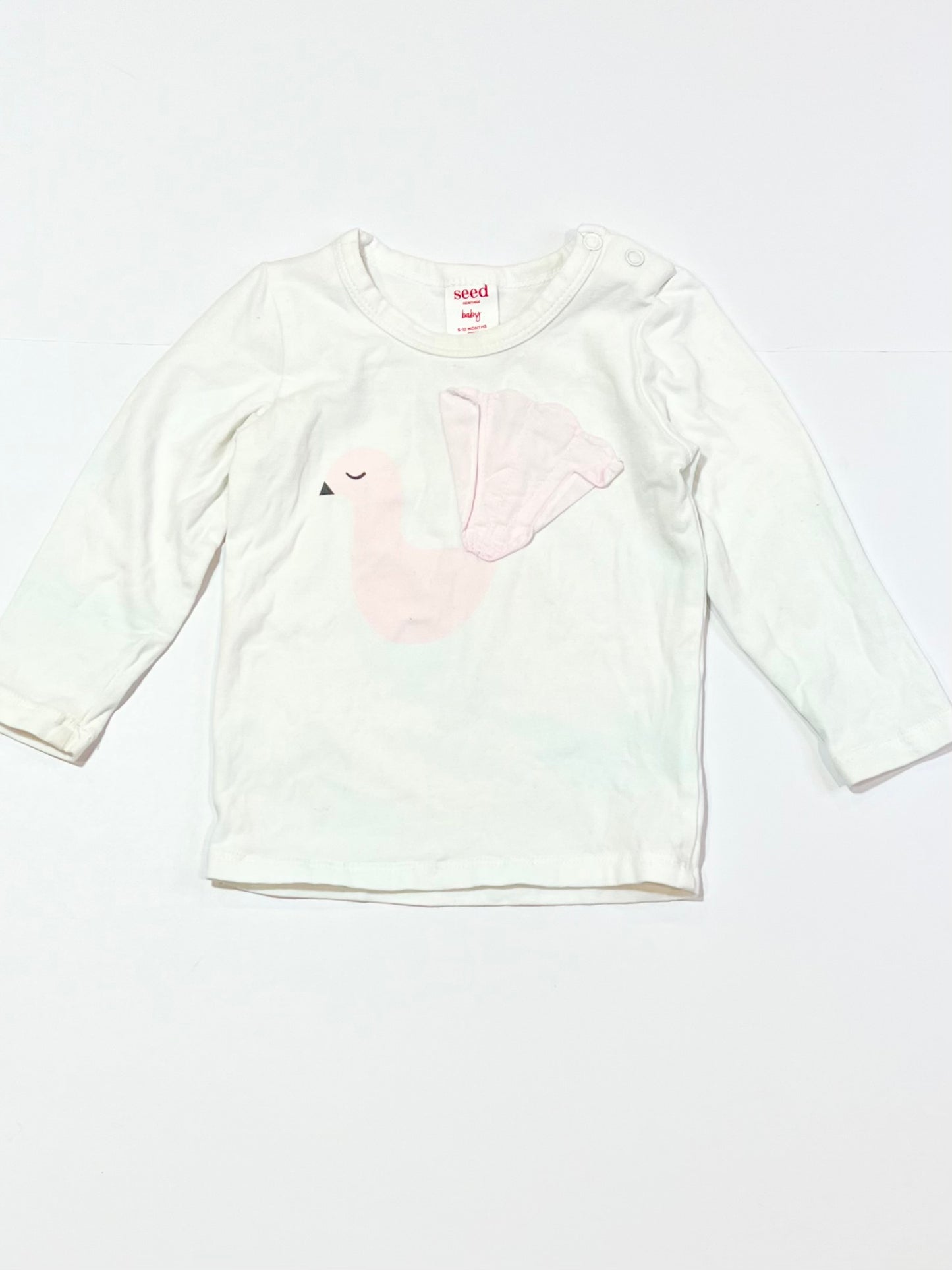Pink swan top - Size 0