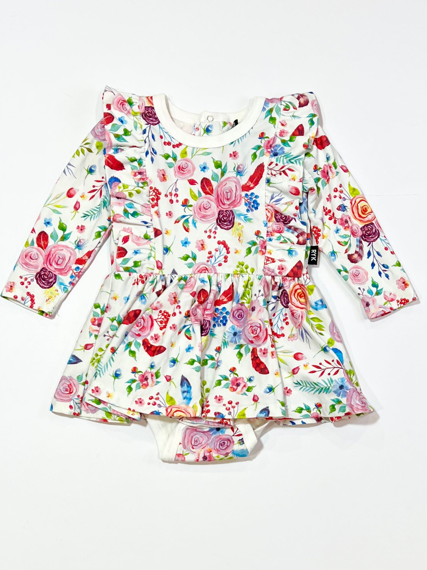 Floral jersey dress - Size 0