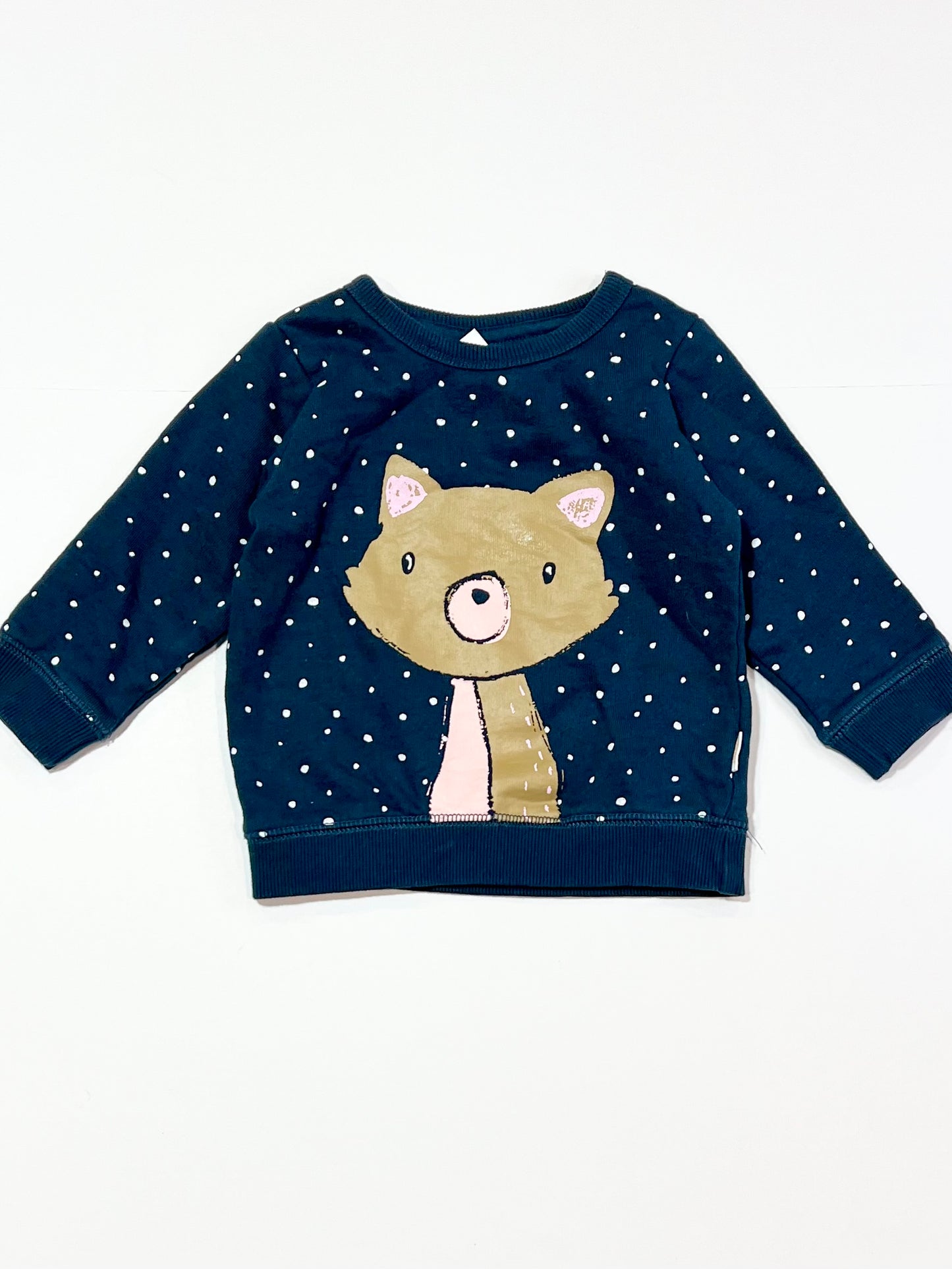 Navy cat sweater - Size 0