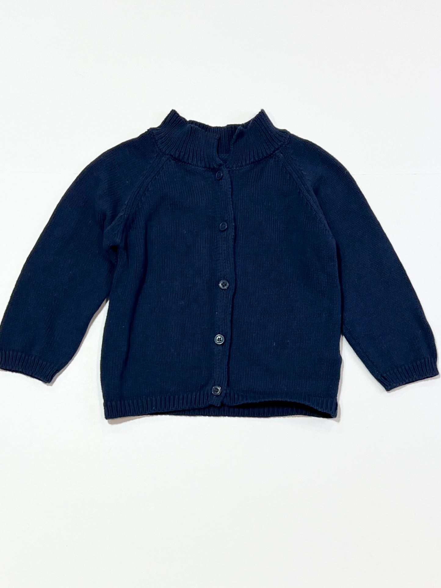 Navy cardigan - Size 6-9 months