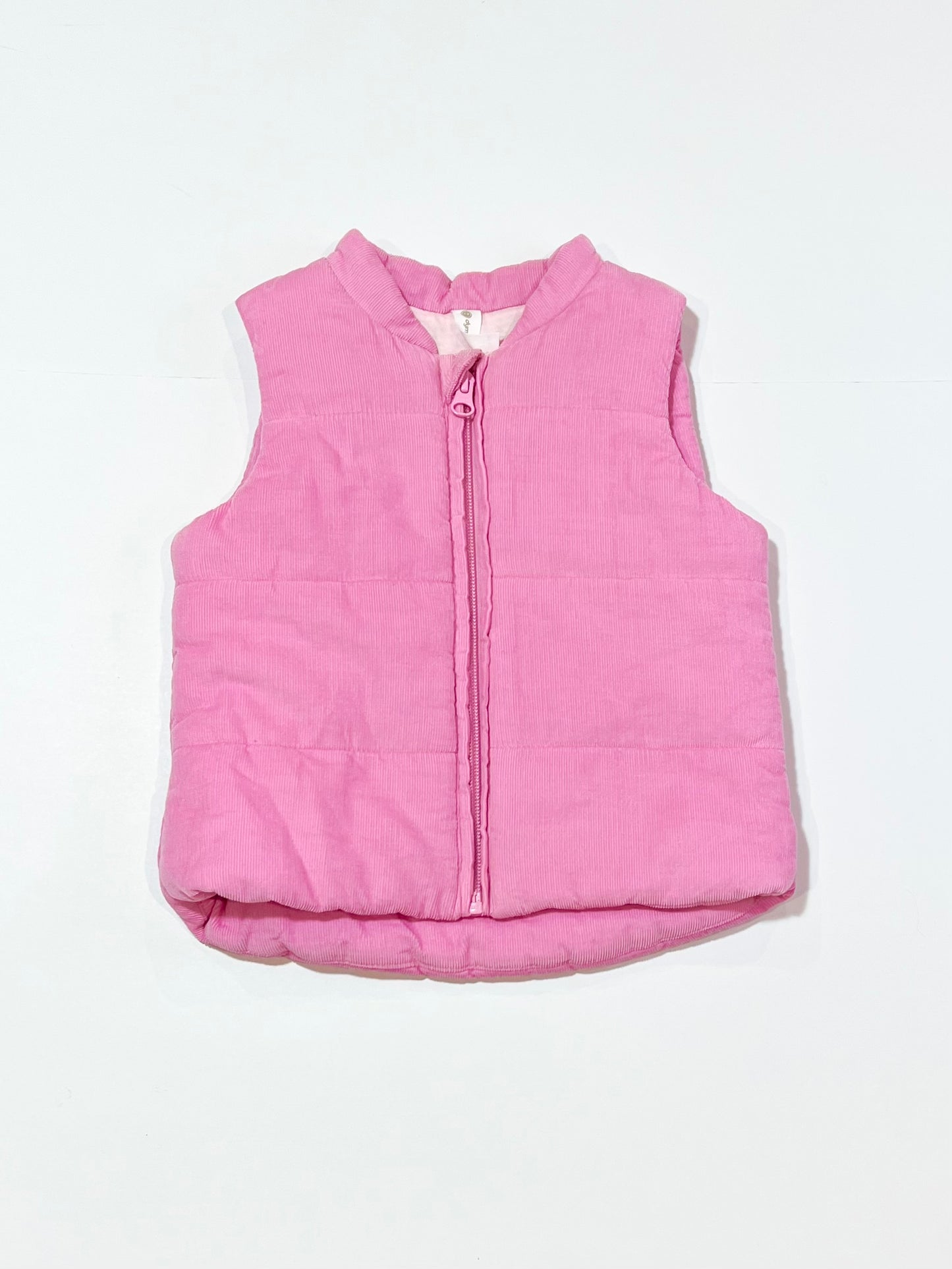 Pink corduroy vest - Size 0