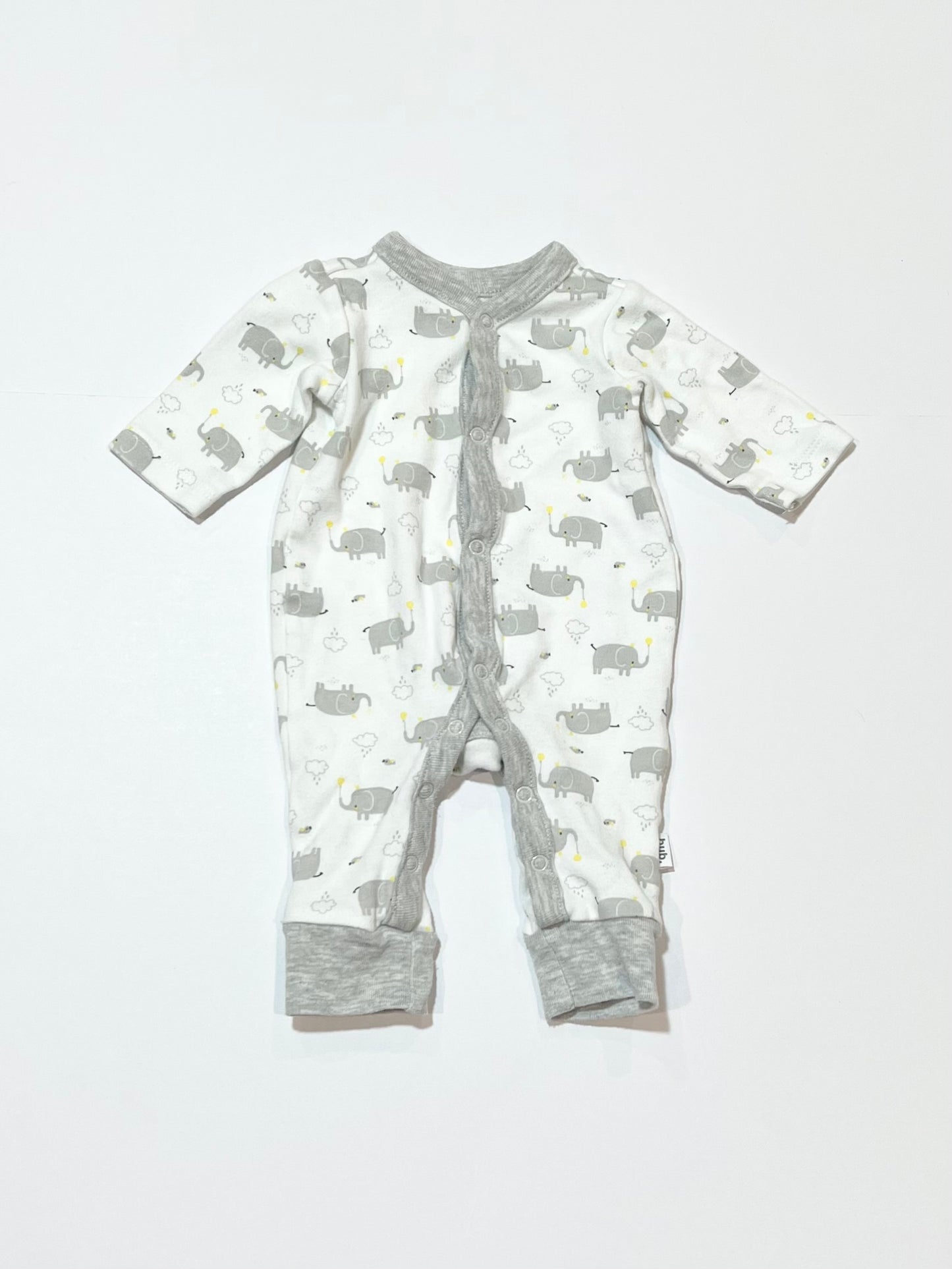 Elephants onesie - Size 00000