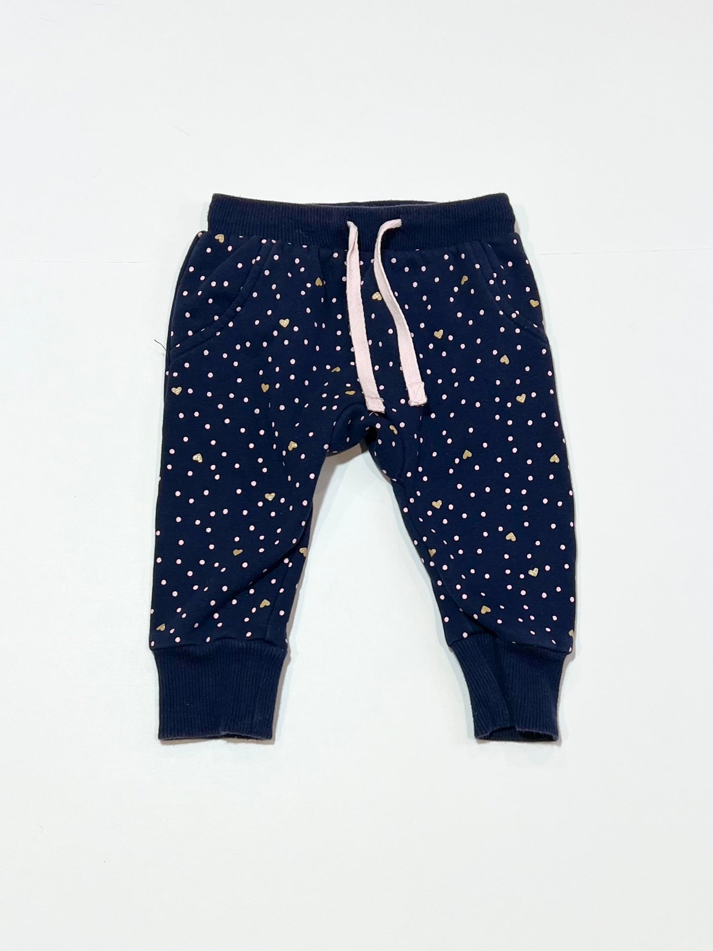 Navy spot trackies - Size 00