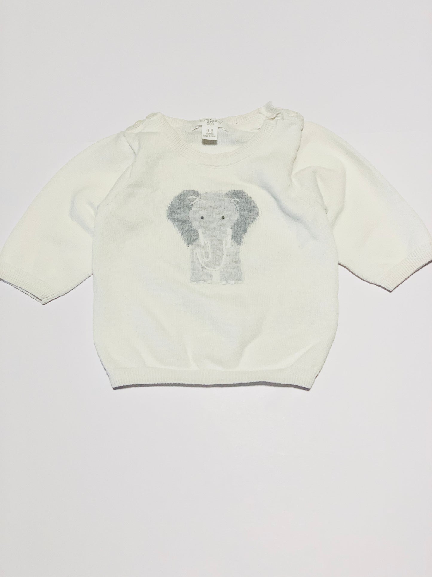 White elephant jumper - Size 000