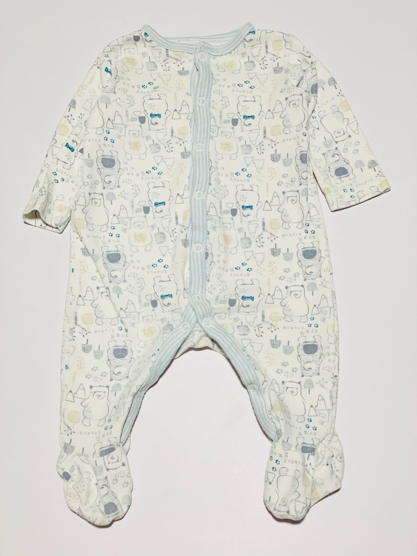 Hungry bear onesie - Size 00