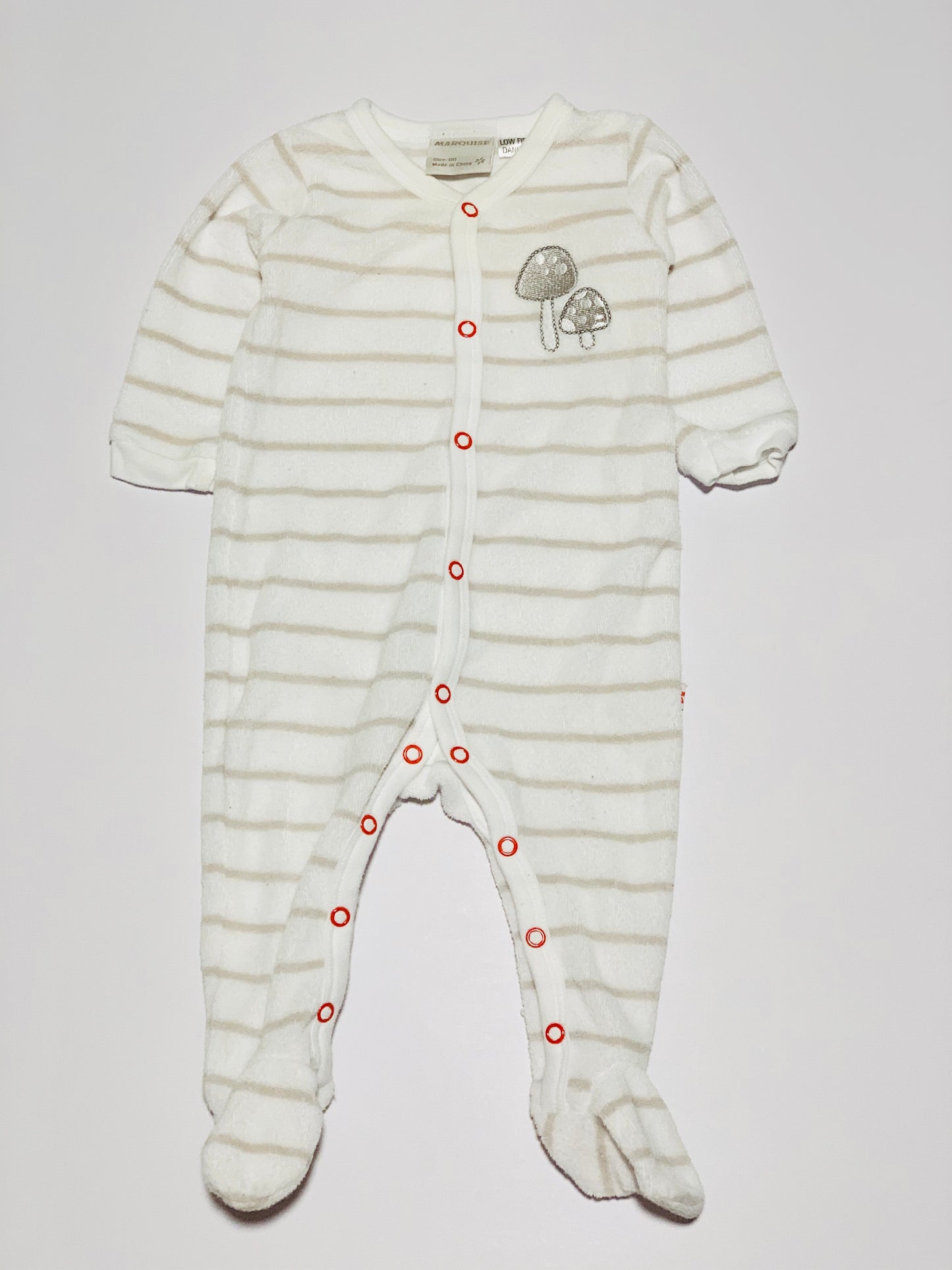Terry mushroom onesie - Size 00