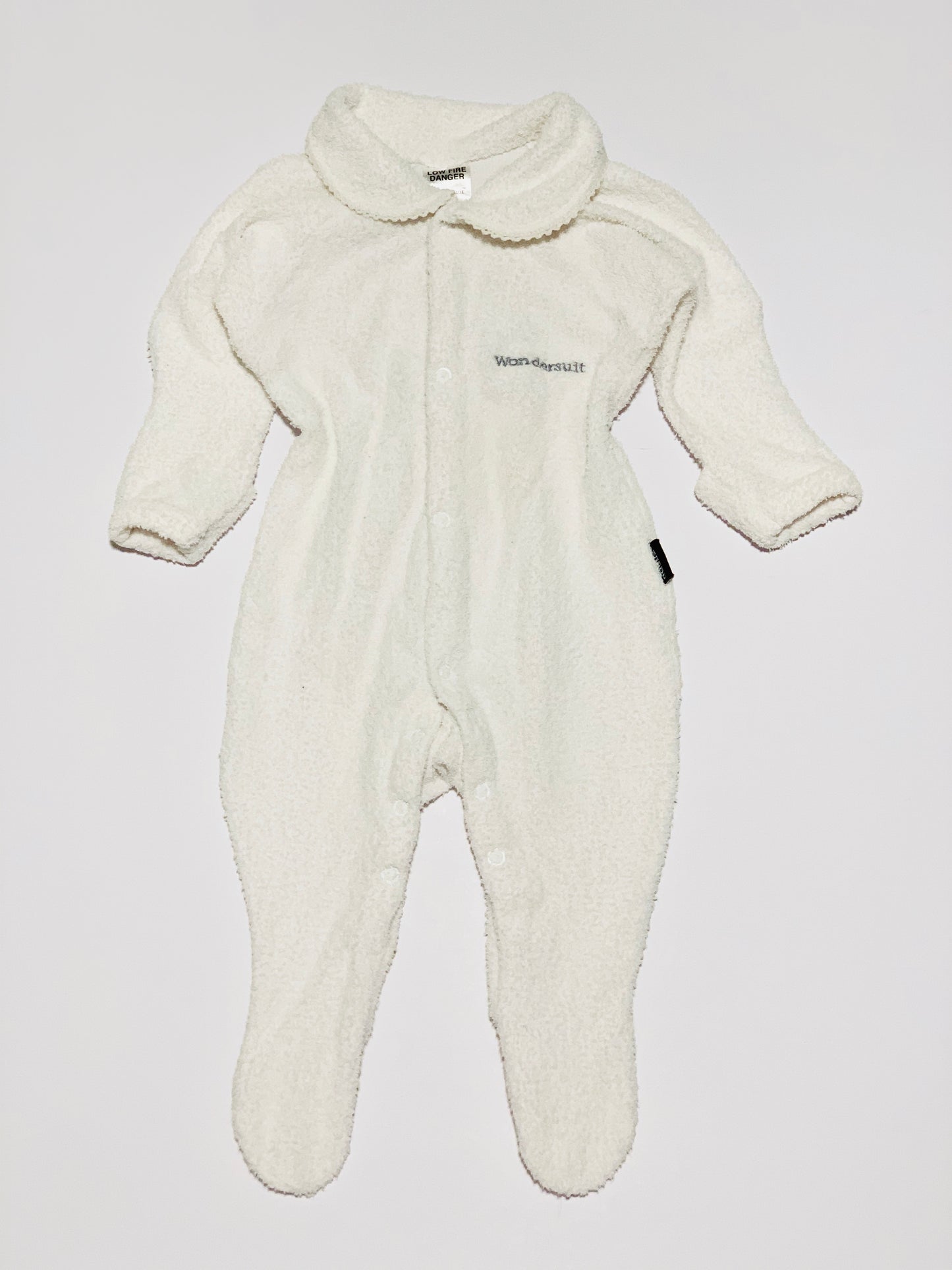 White terry Wondersuit - Size 00