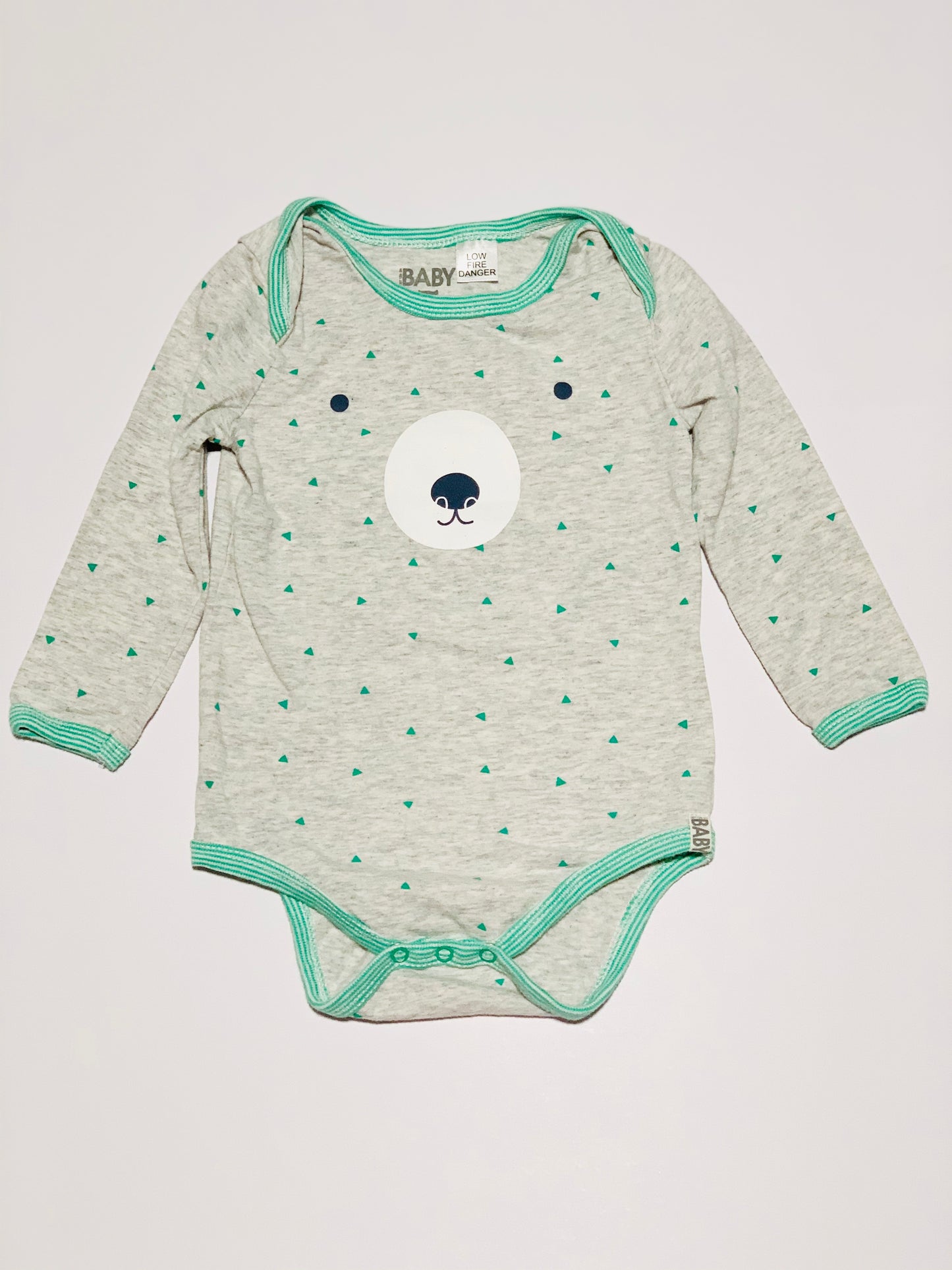 Grey bear bodysuit - Size 1