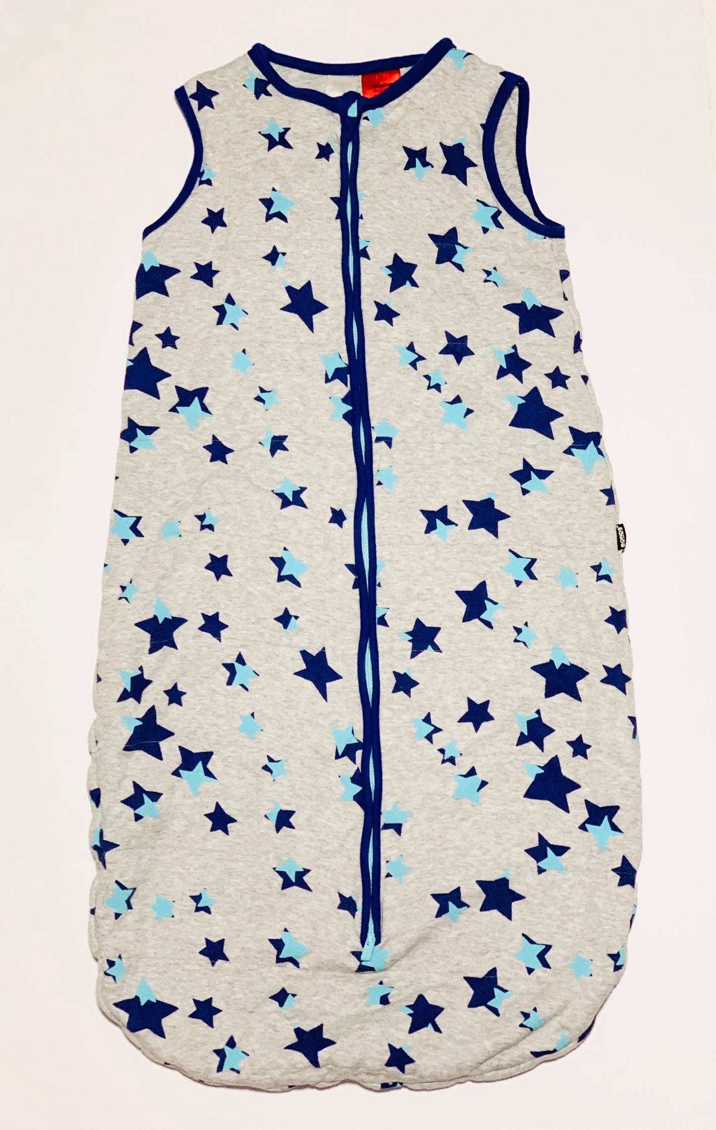 Grey stars quilted sleeping bag - Size 2