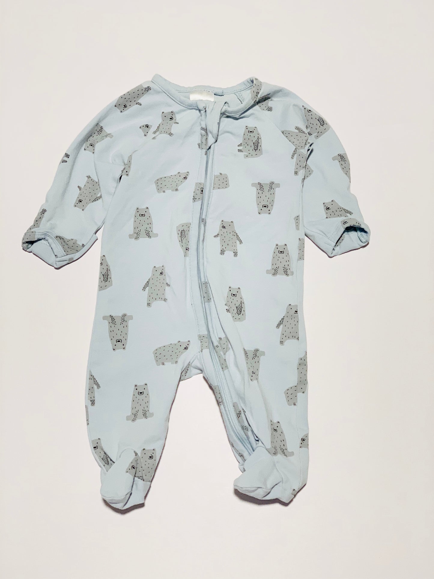 Blue bear onesie - Size 0000