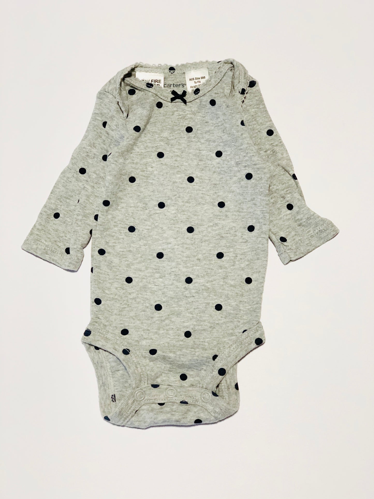 Grey spot bodysuit - Size 000