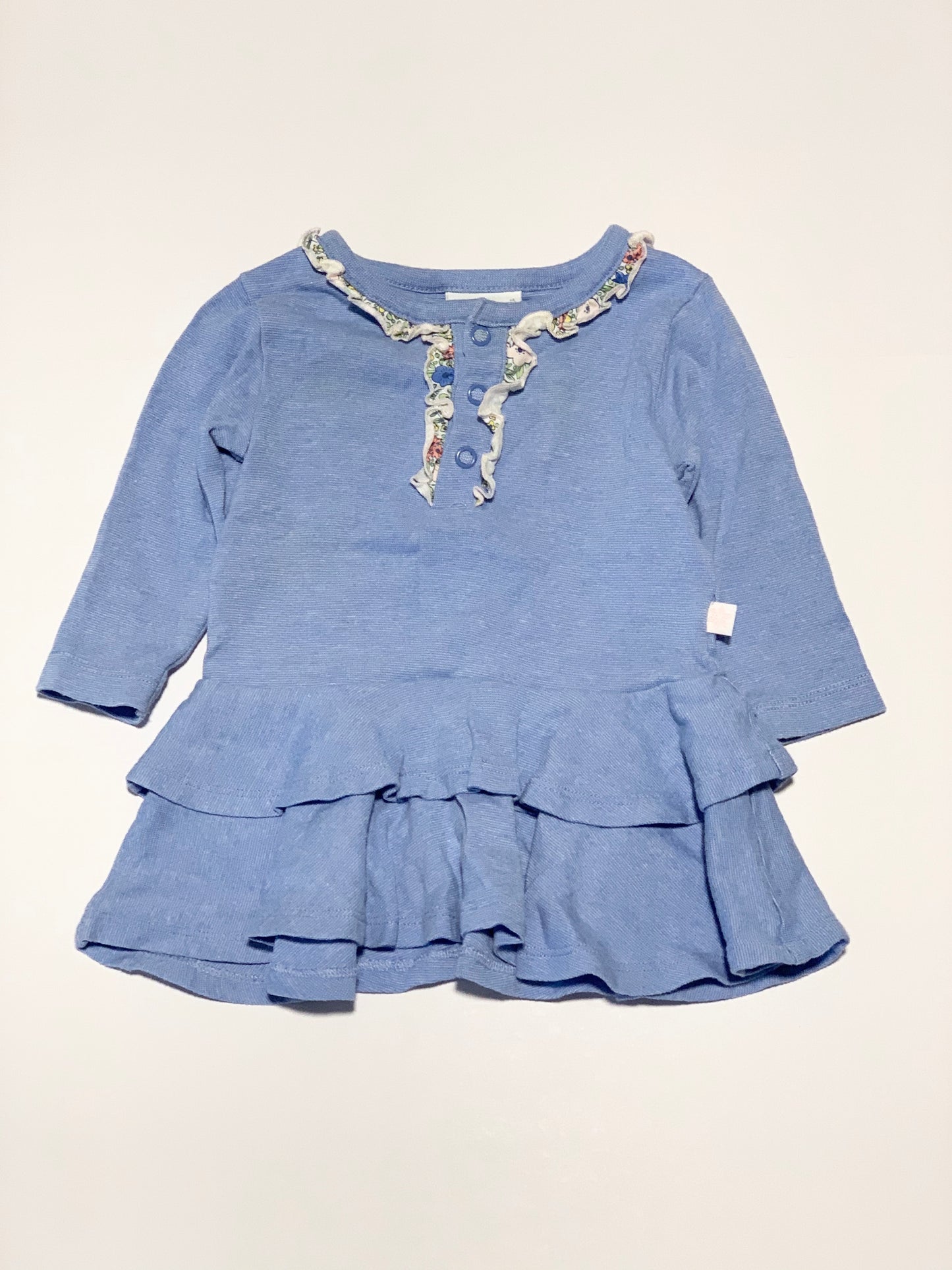 Blue frill dress - Size 00