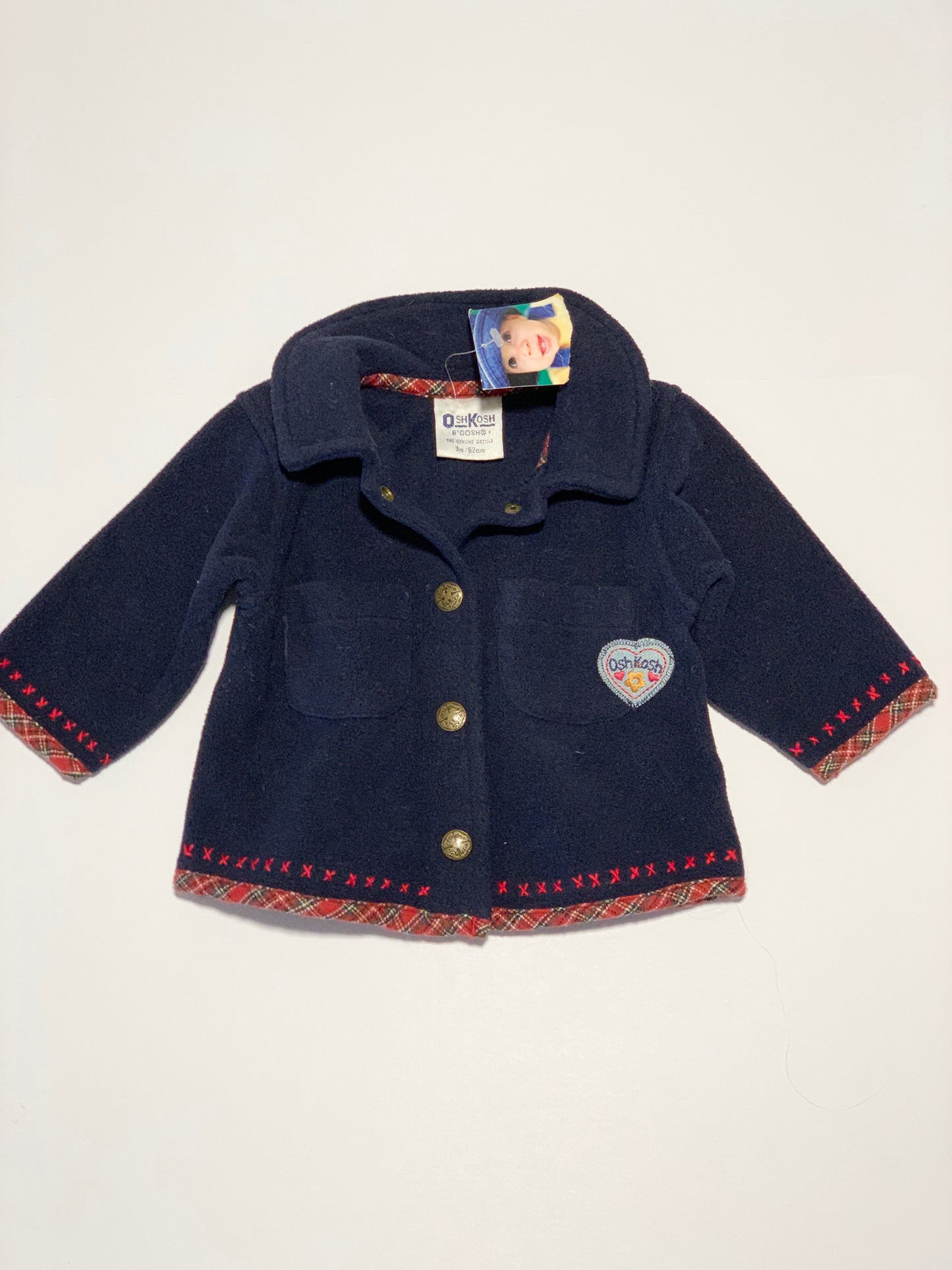 Navy fleece jacket brand new - Size 00