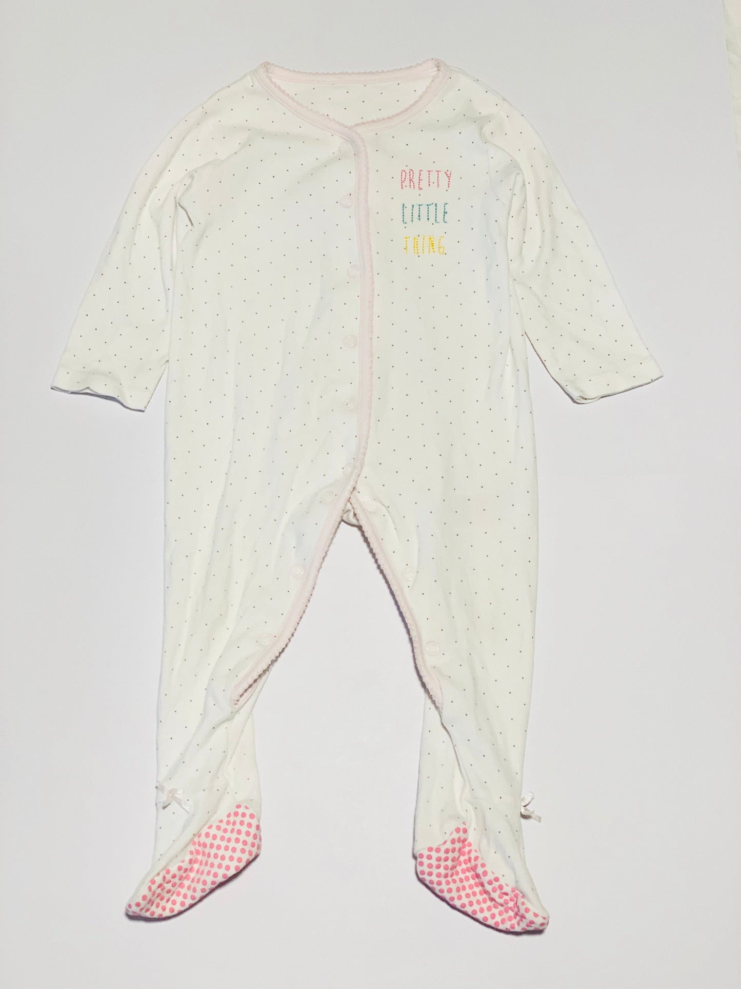 Pretty little thing onesie - Size 9-12 months