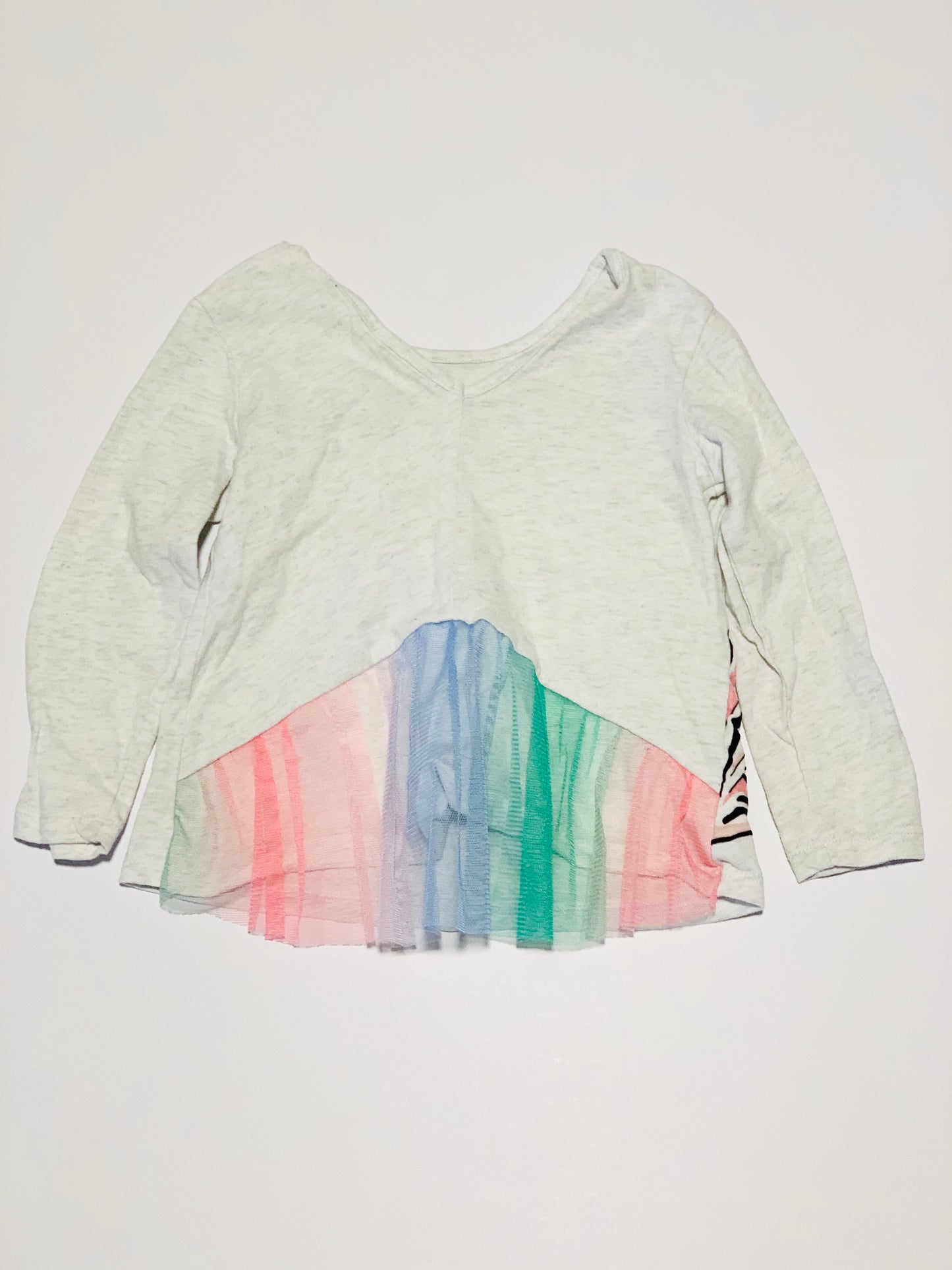 Grey zebra top - Size 2