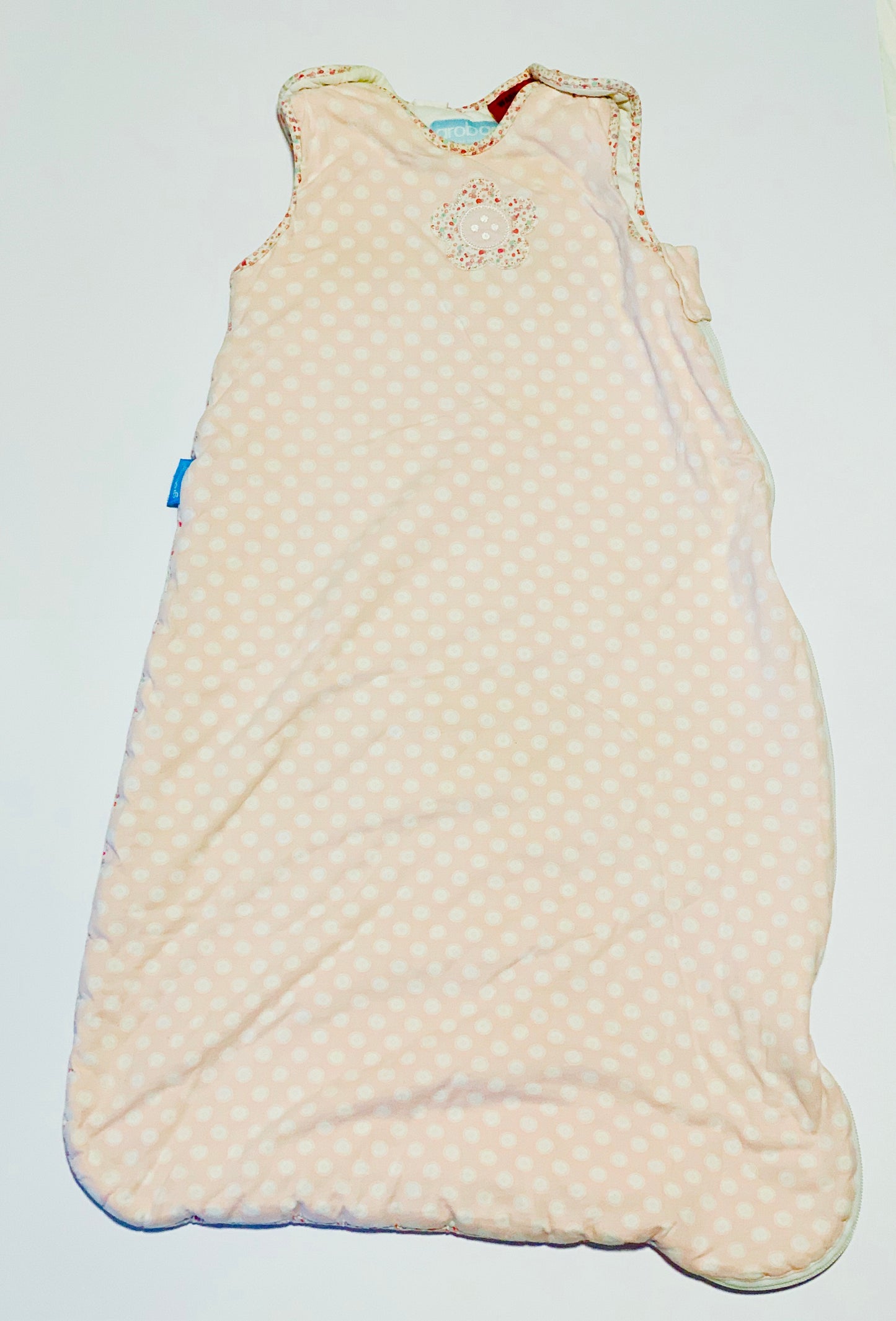 Pink floral 2.5 tog sleeping bag - Size 6-18 months