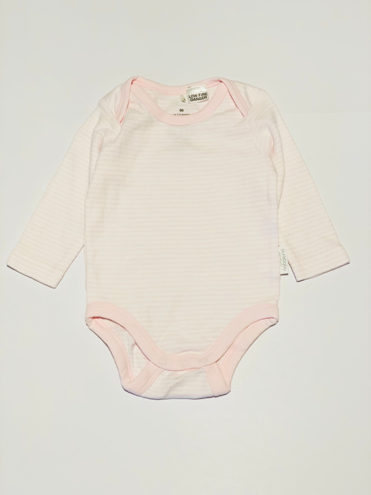 Pink striped bodysuit - Size 00