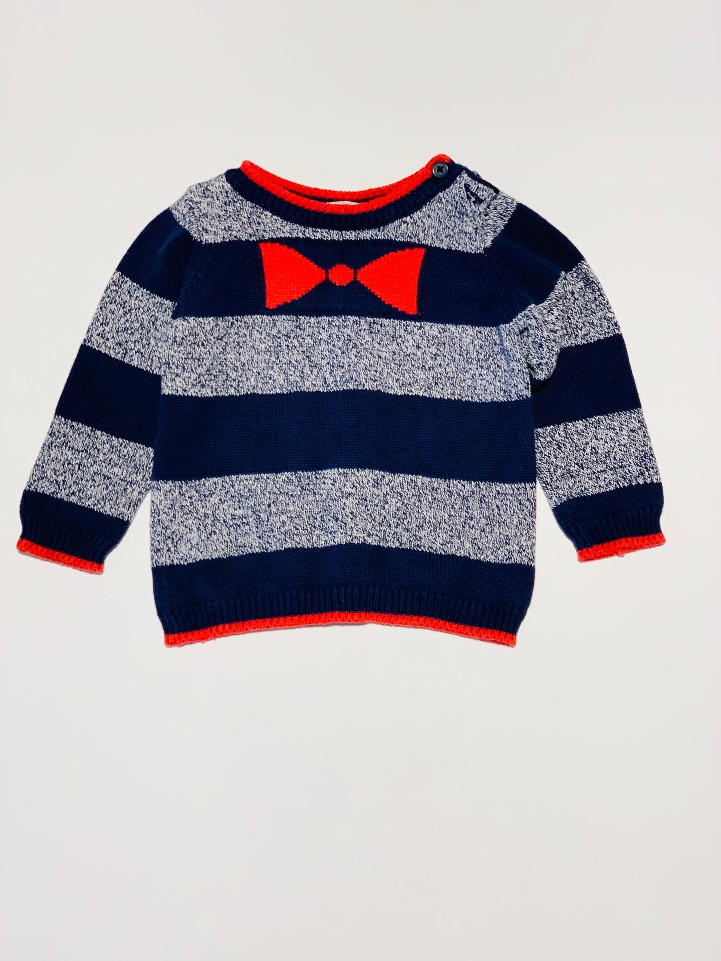 Bow tie knit jumper - Size 0