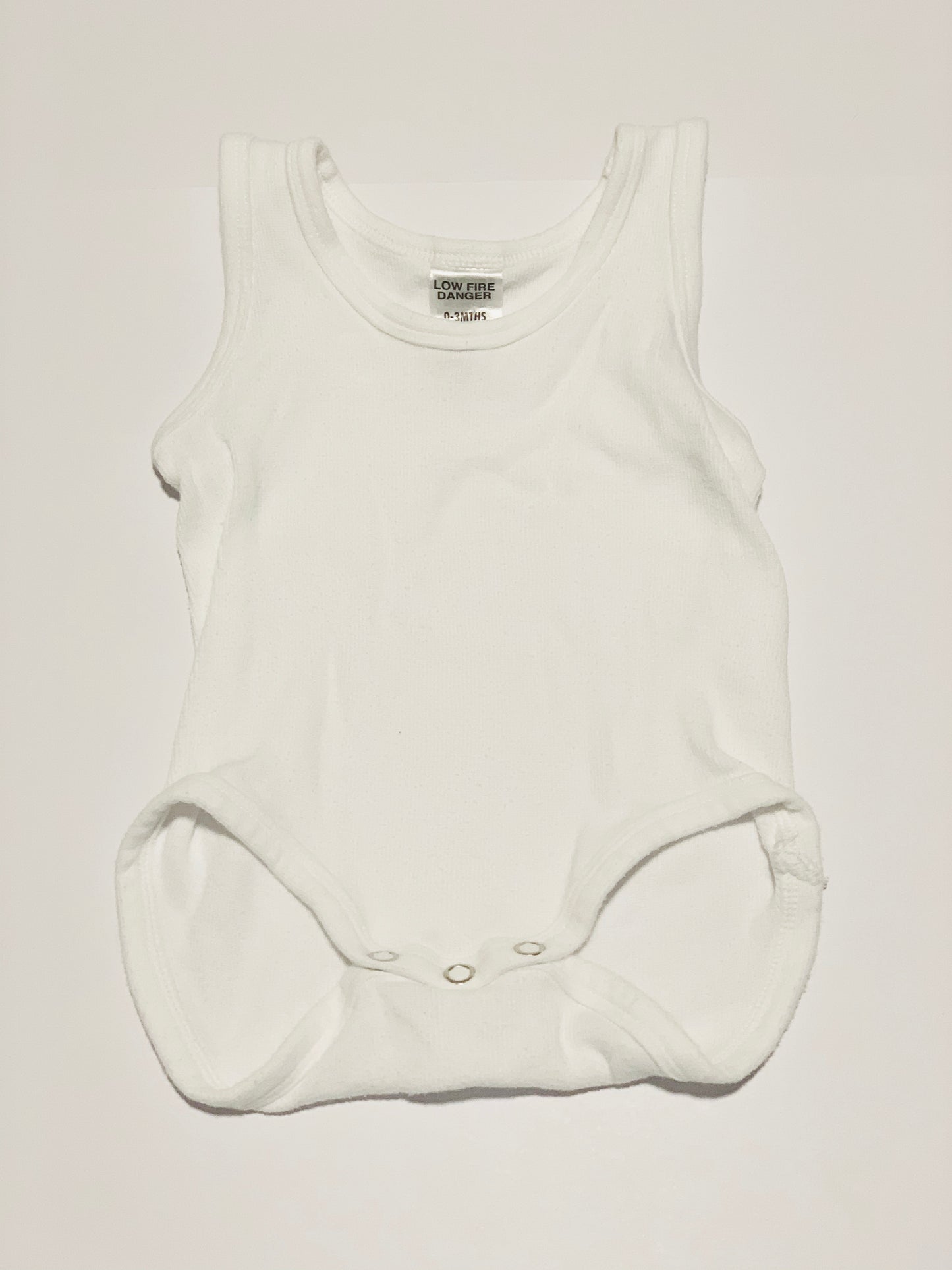White ribbed bodysuit - Size 000