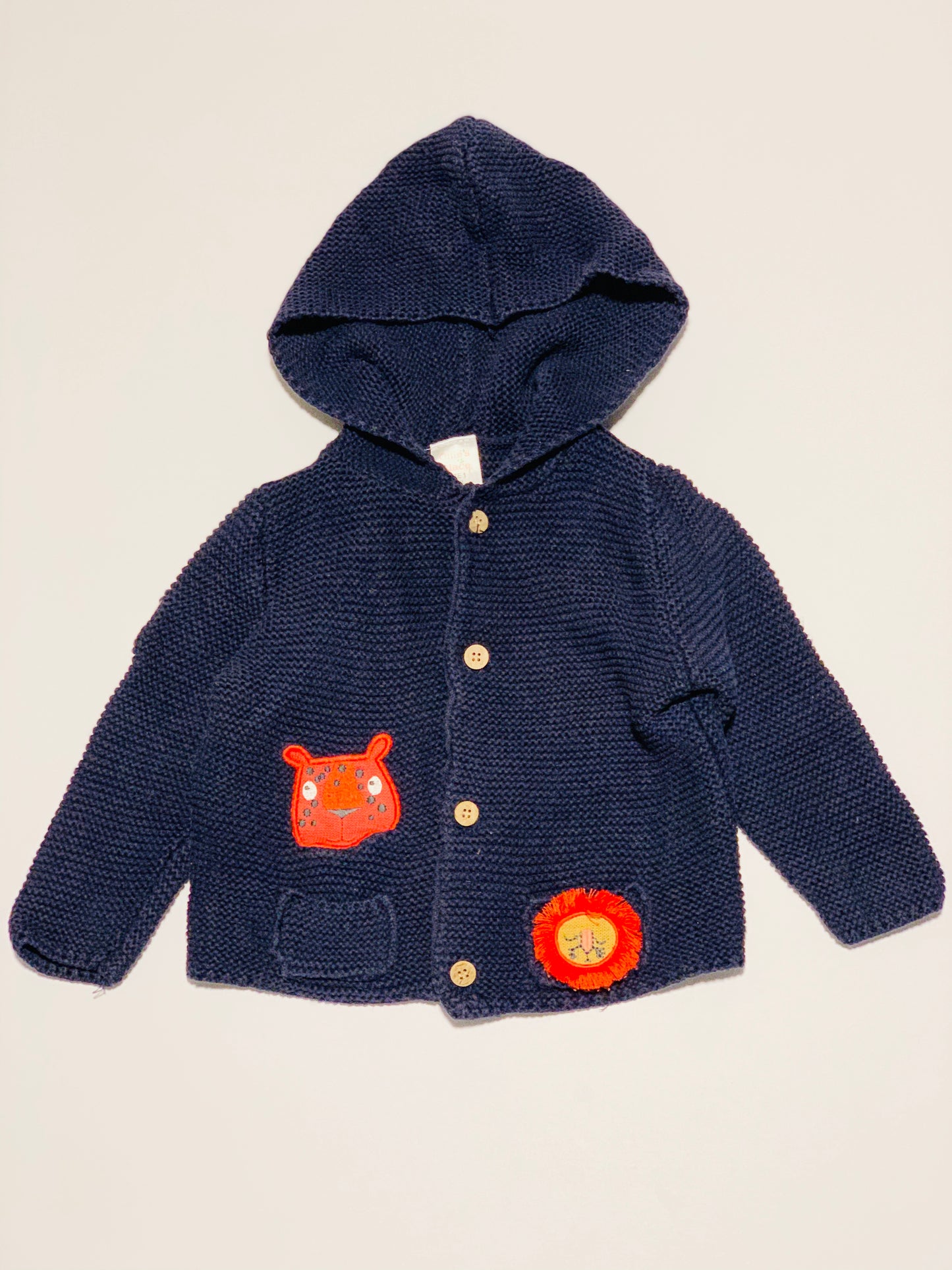 Navy knit jacket - Size 1