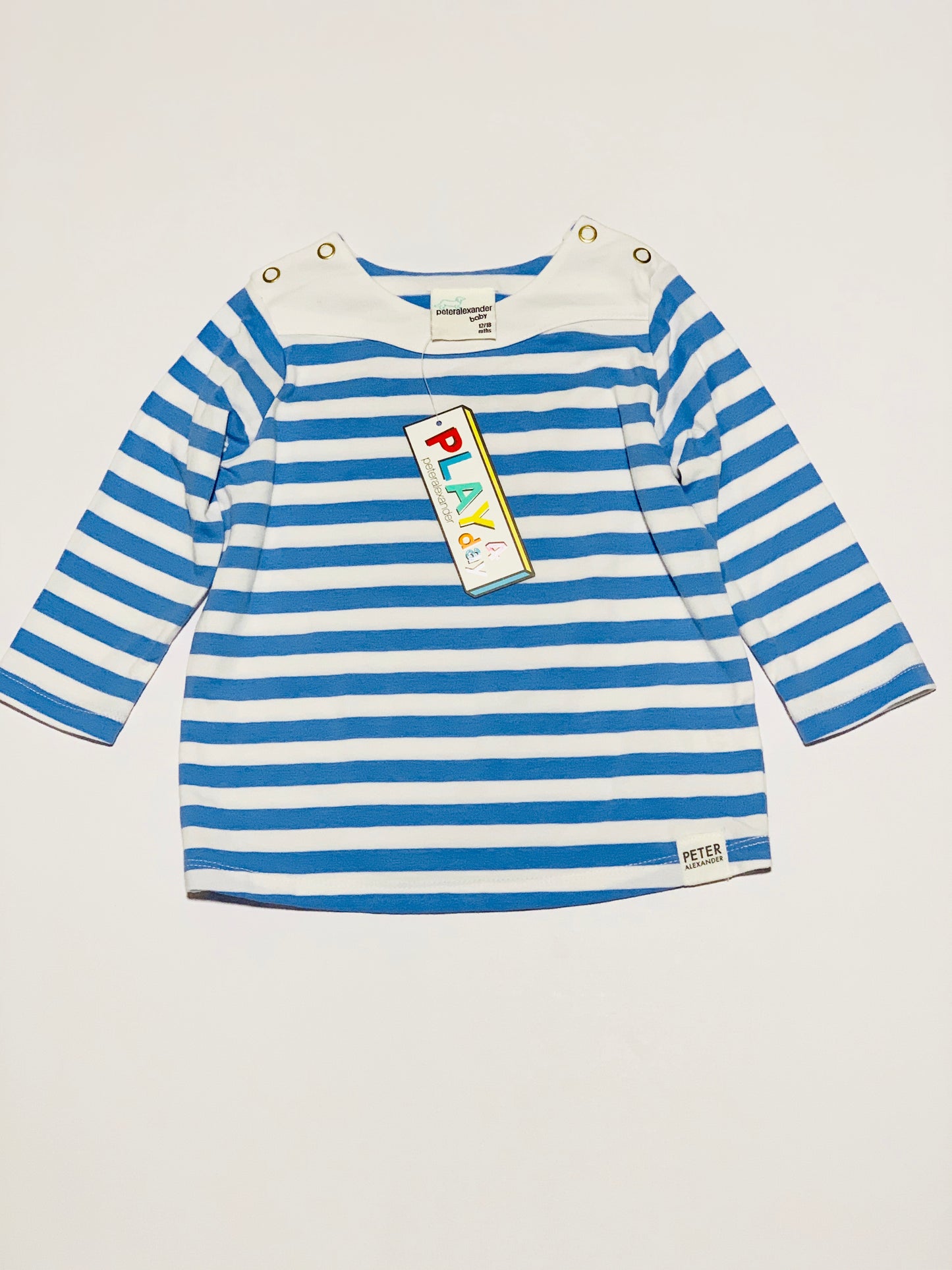 Blue stripe top brand new - Size 1