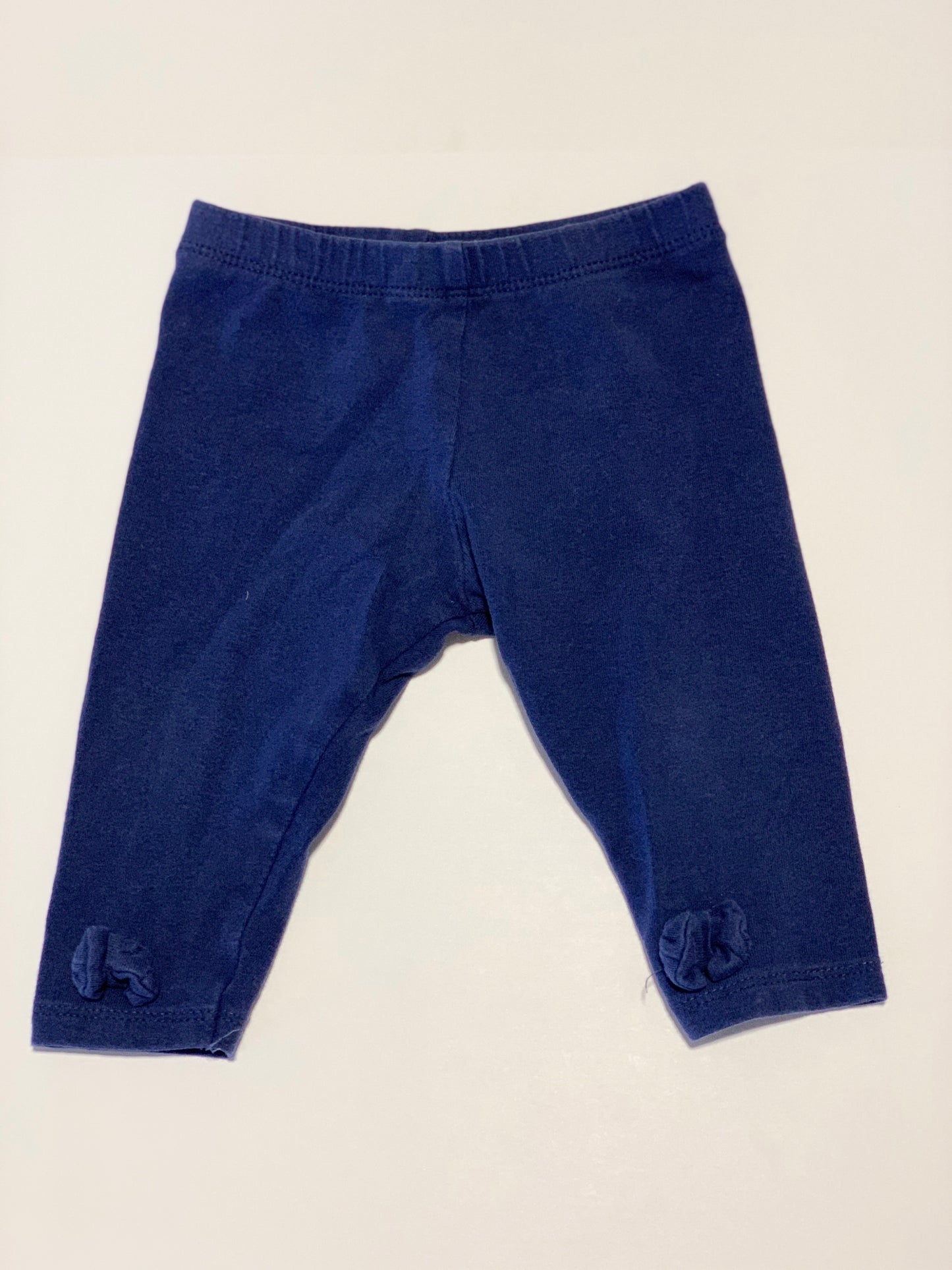 Navy bow leggings - Size 00