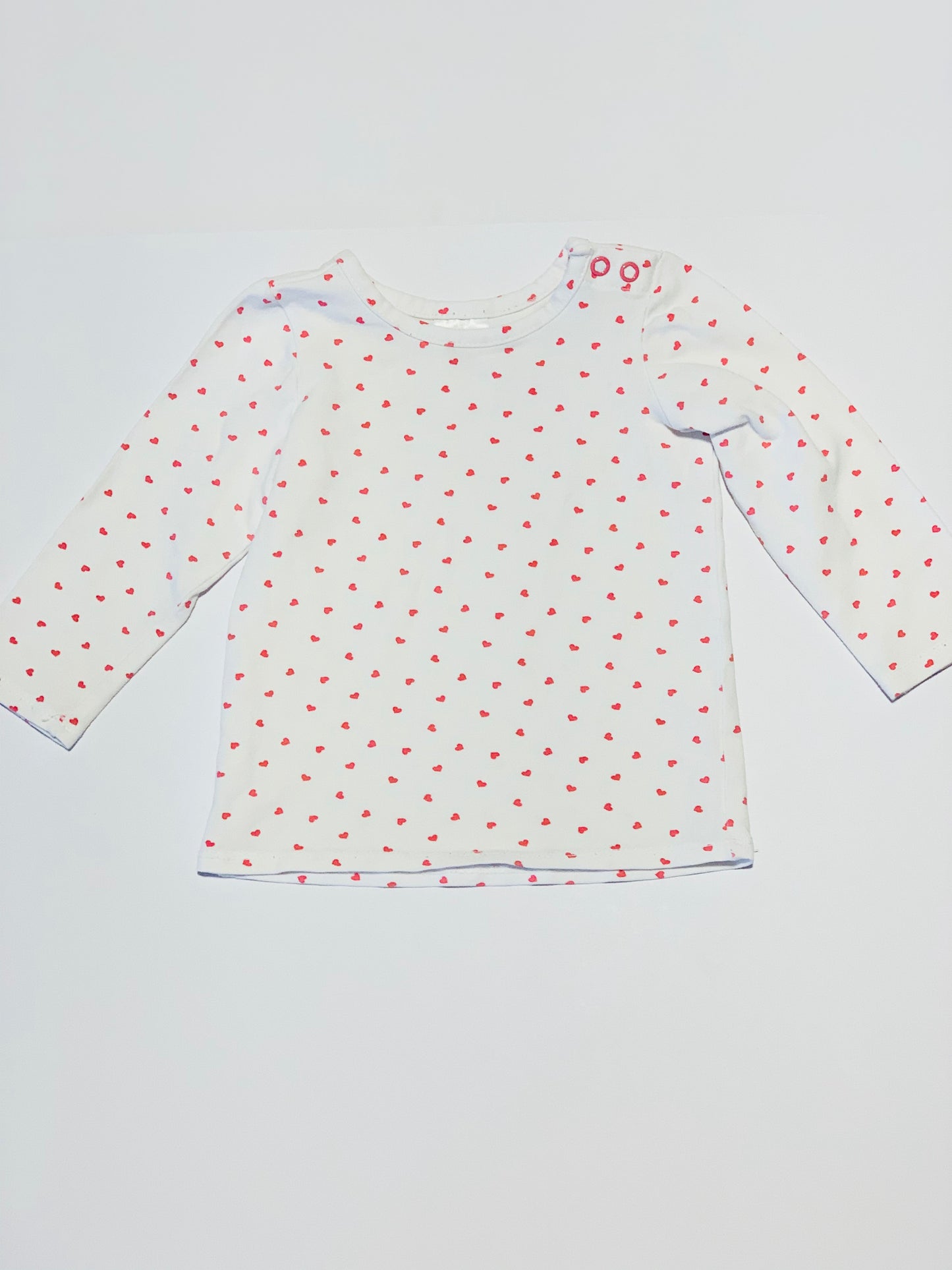 Pink hearts top - Size 00