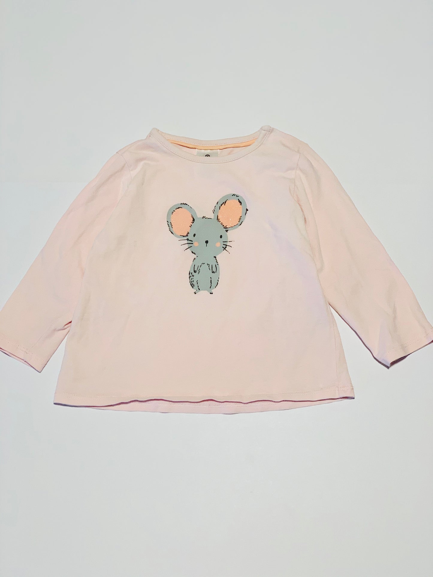 Pink mouse top - Size 0