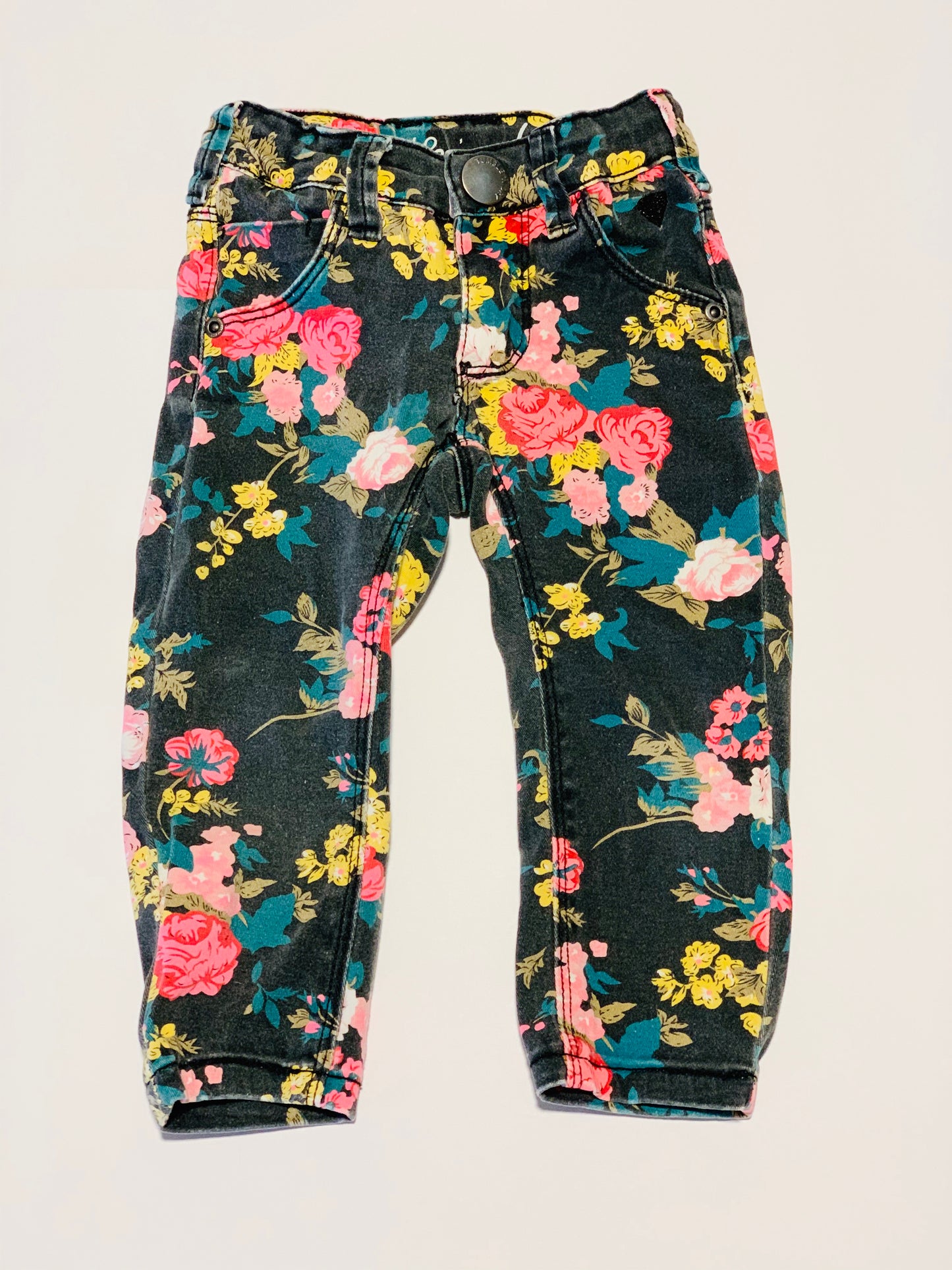 Floral jeans - Size 1