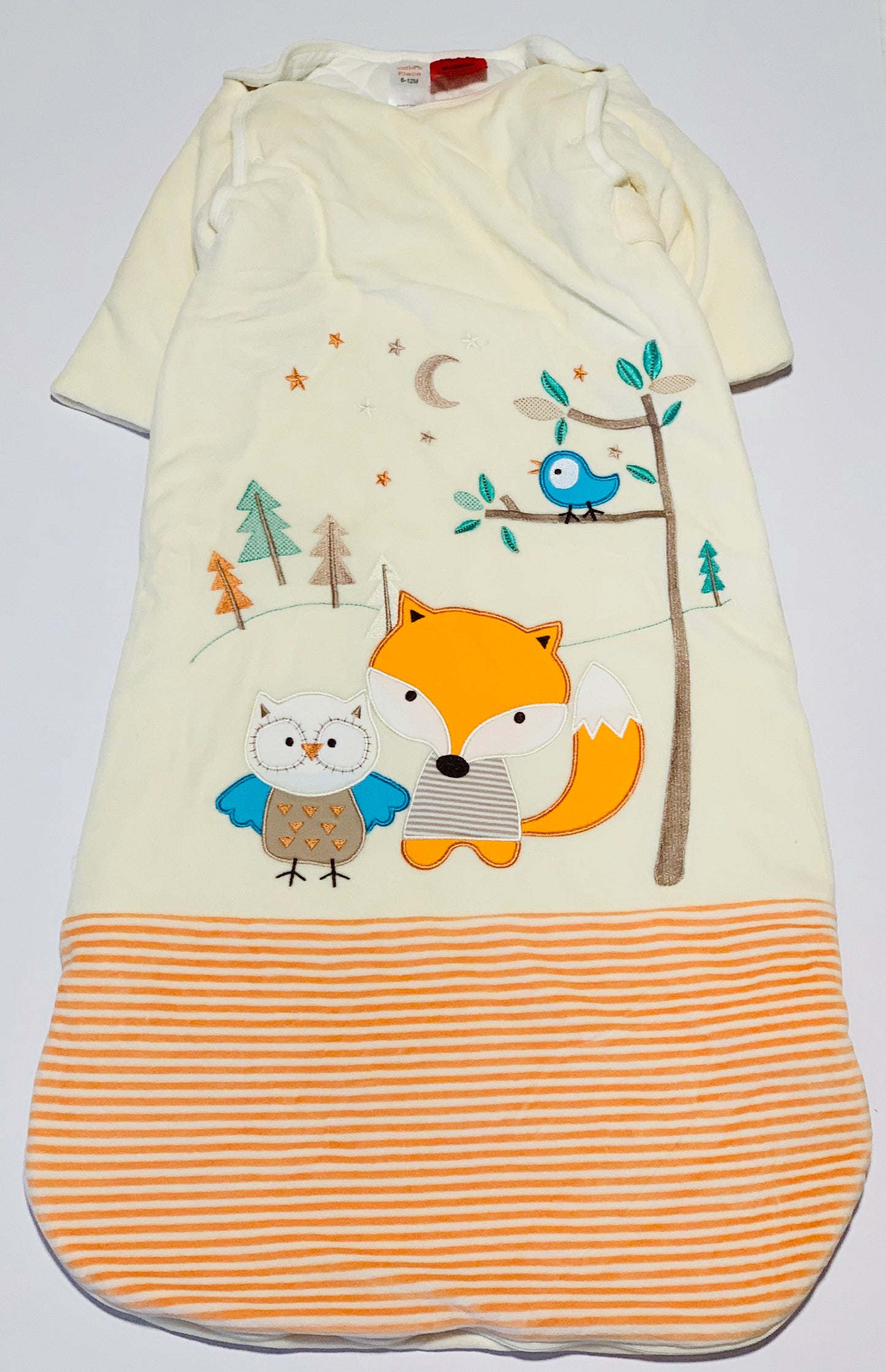 Velour winter weight sleeping bag - Size 6-12 months