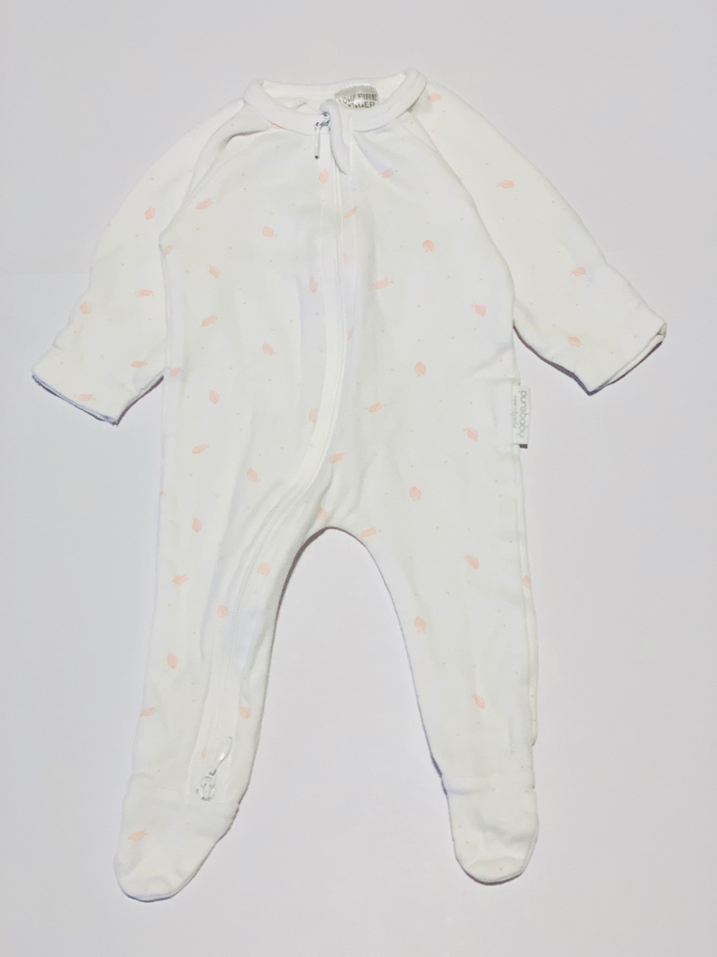 Pink leaf onesie - Size 0000