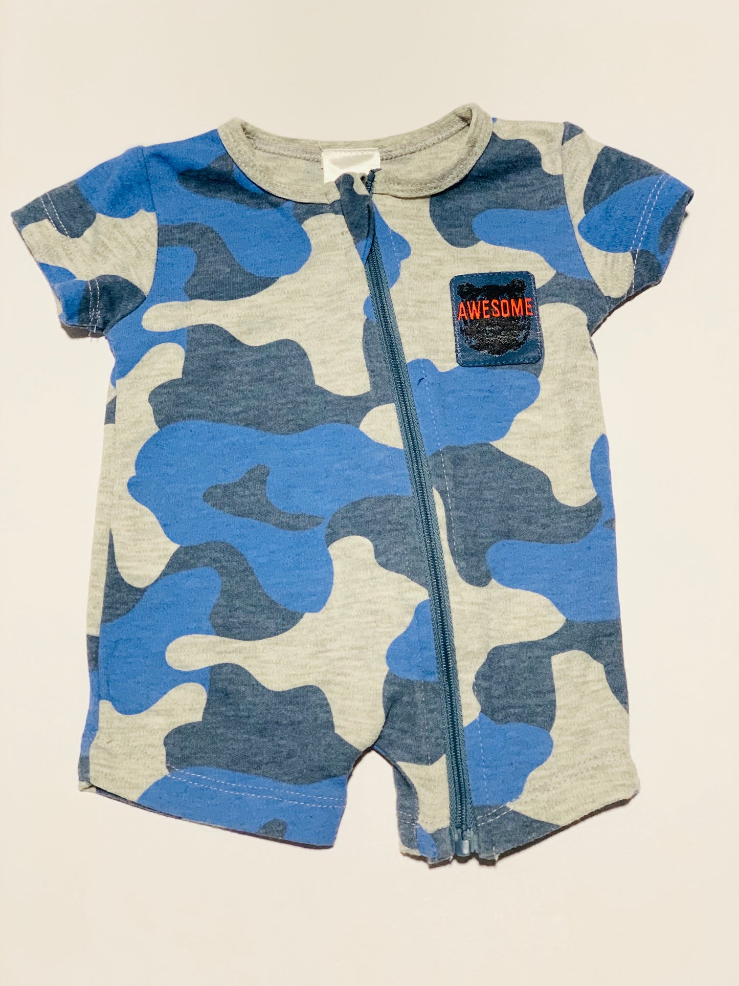 Army print romper - Size 0000