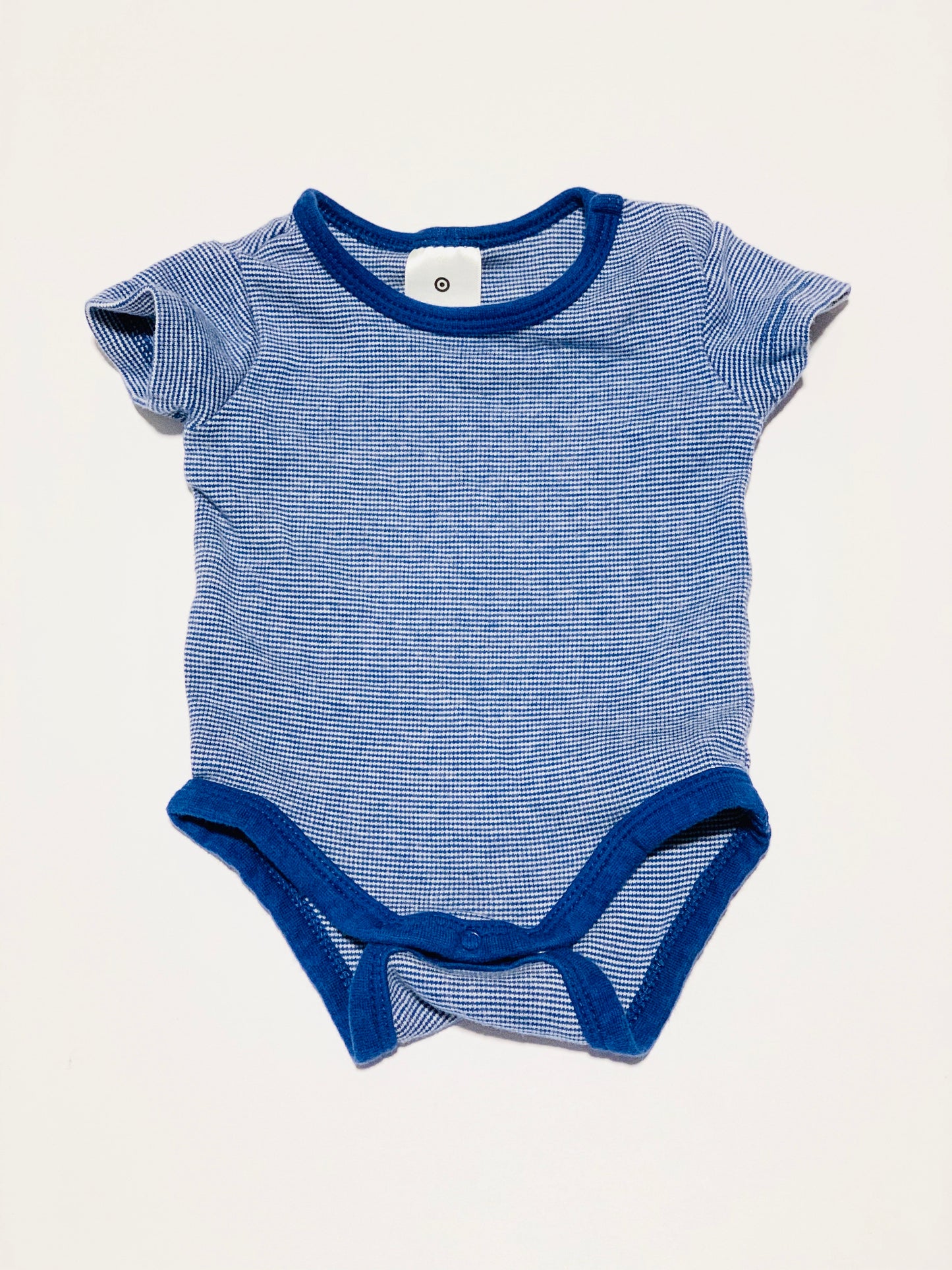 Blue striped romper - Size 0000