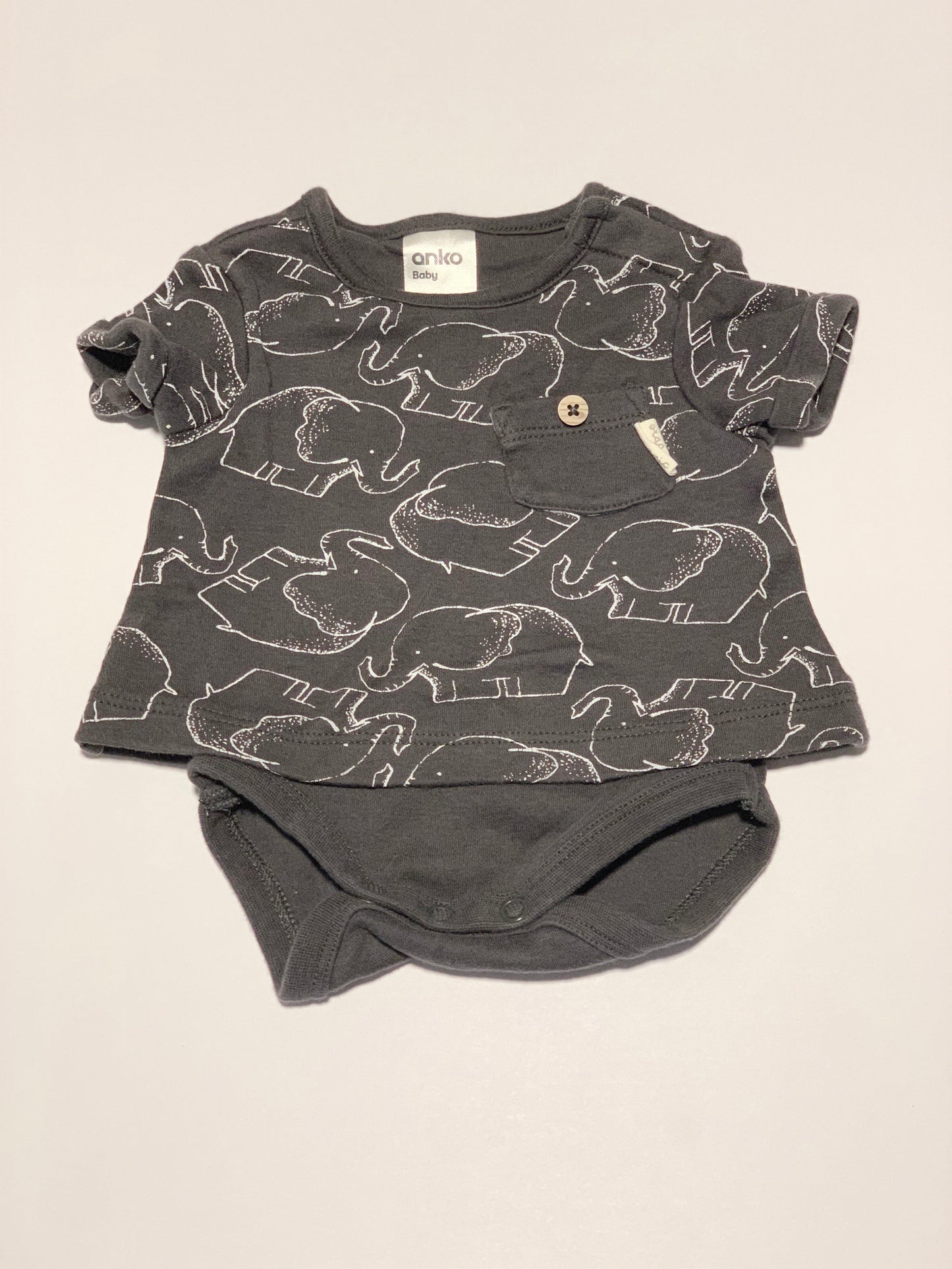 Elephants bodysuit - Size 0000