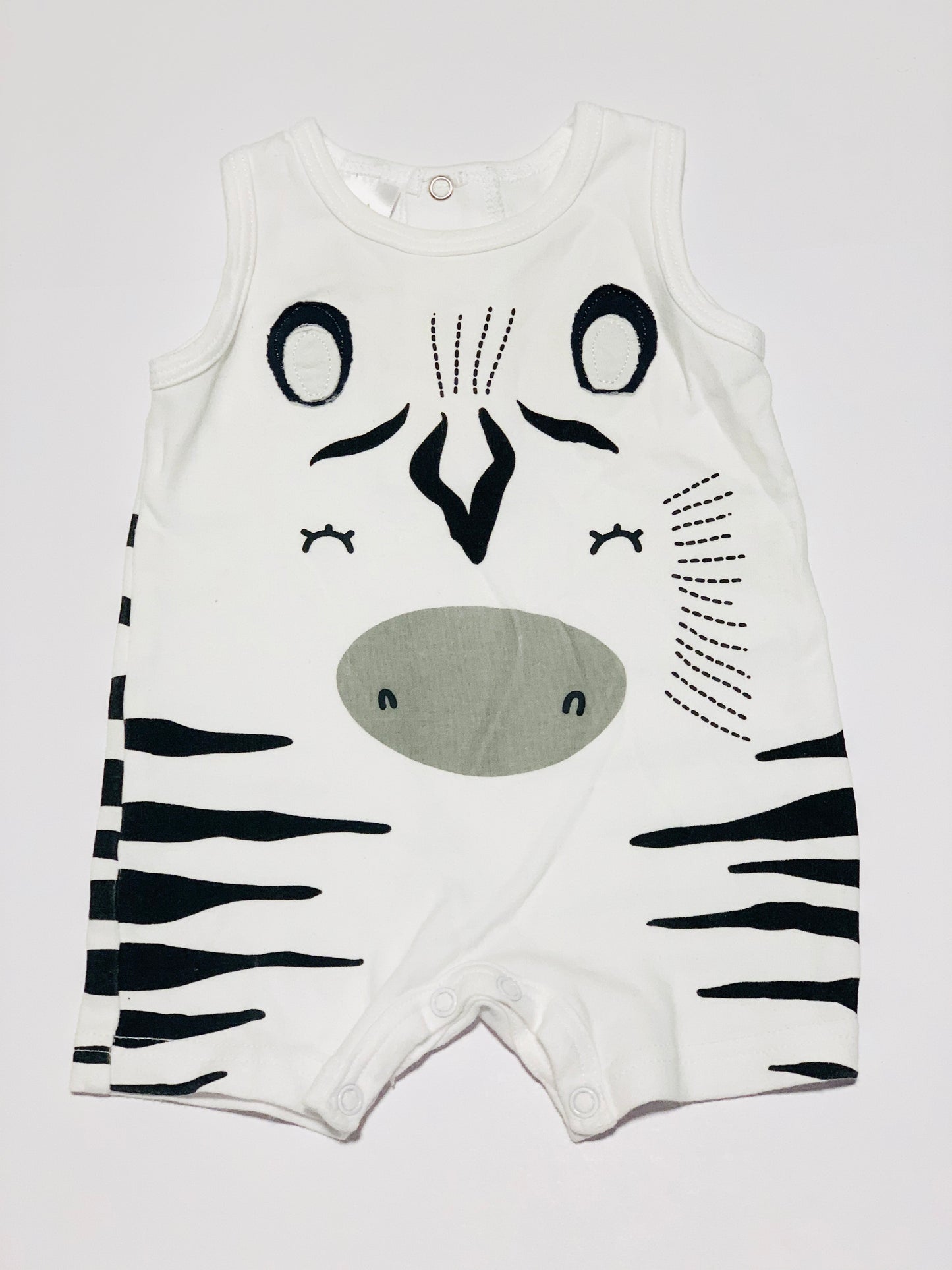 Zebra romper - Size 000