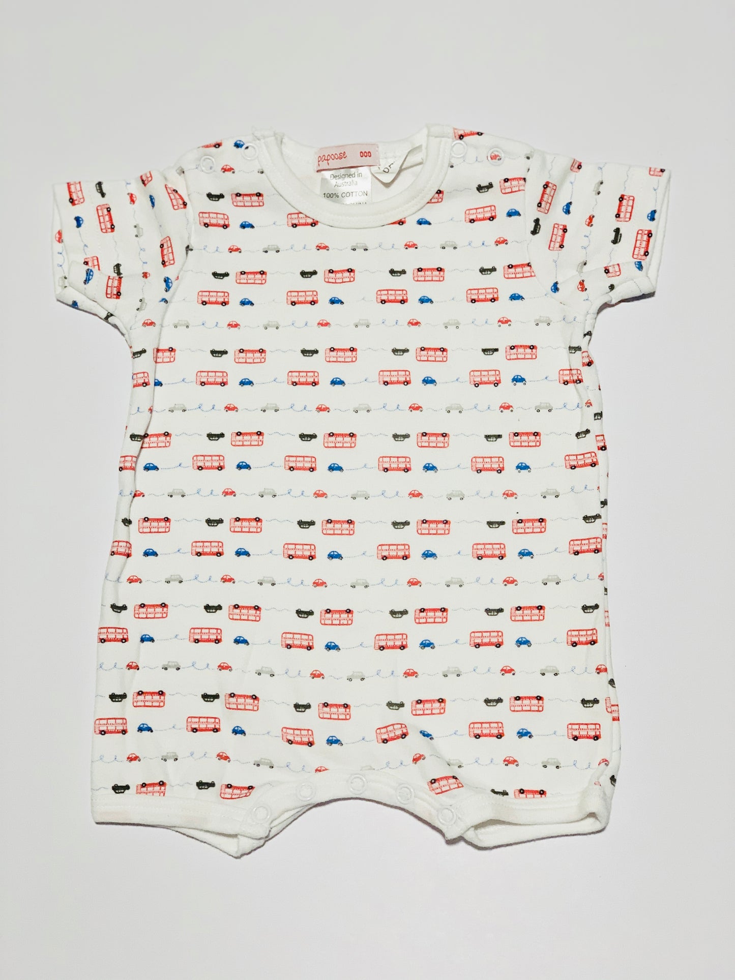 London bus romper - Size 000