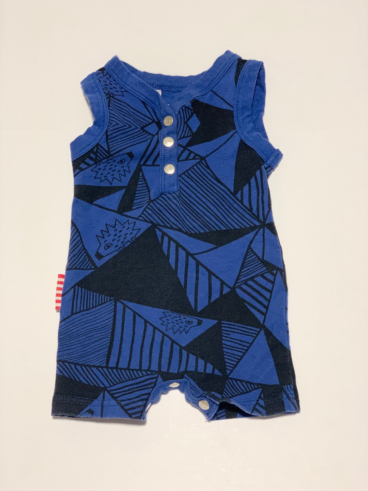 Blue hedgehog romper - Size 000