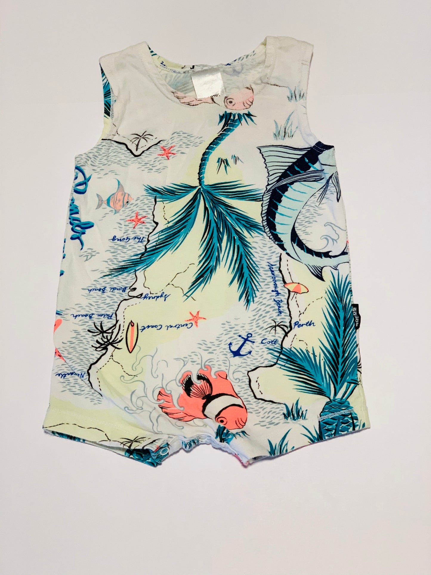 Ocean scene romper - Size 00
