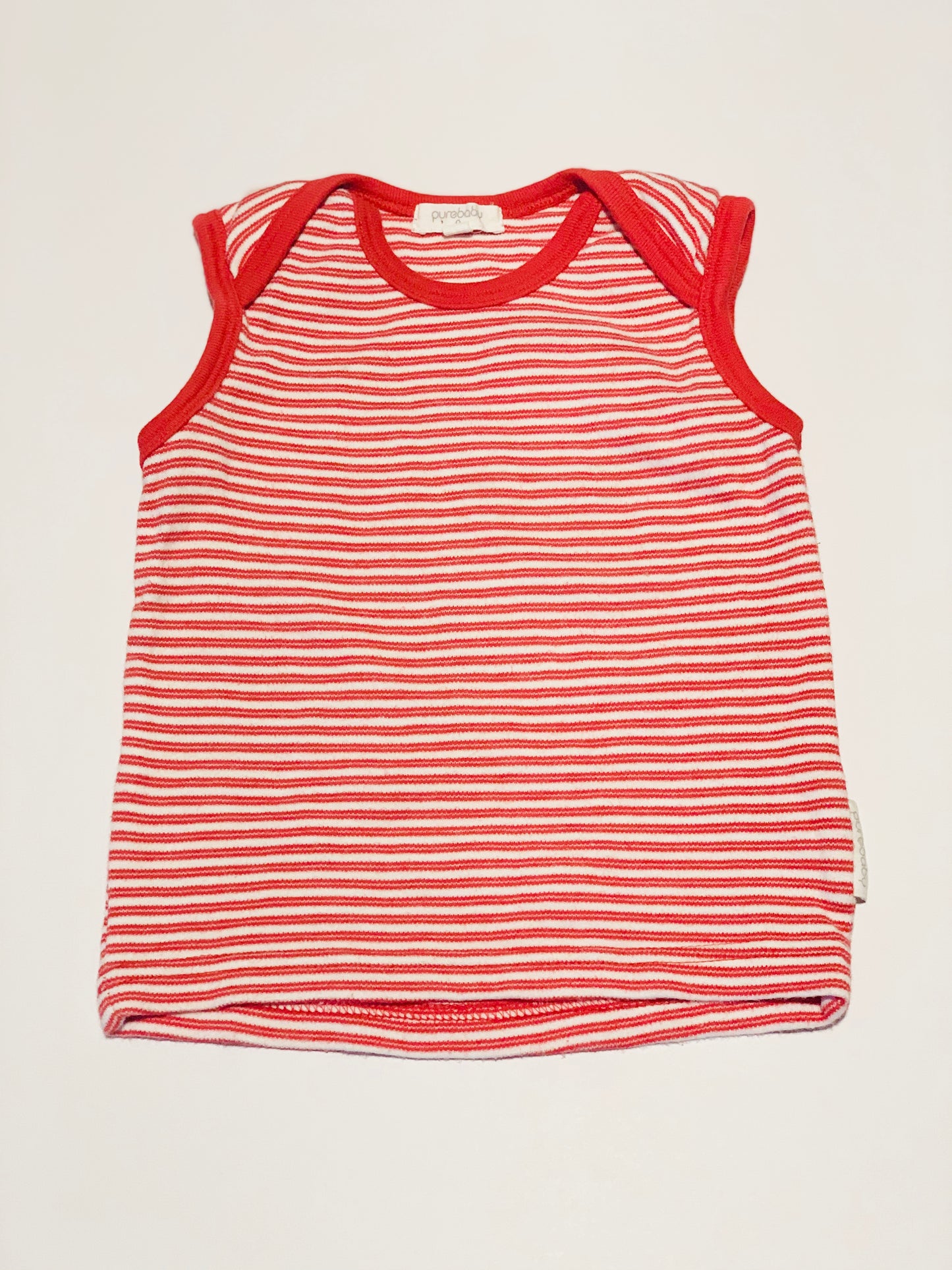 Red striped top - Size 0