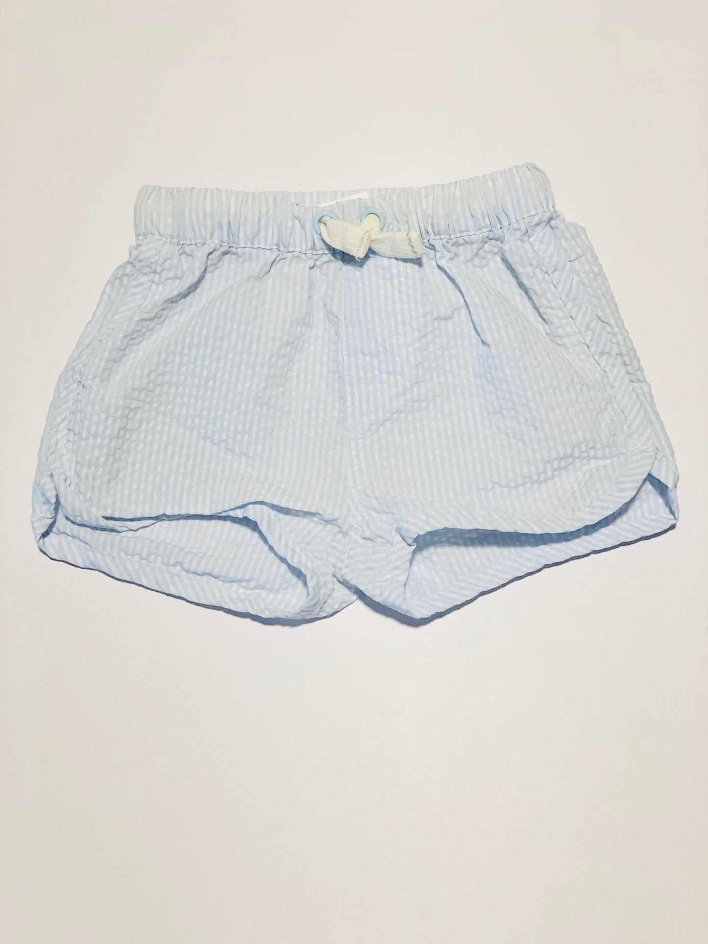 Light blue striped shorts - Size 0