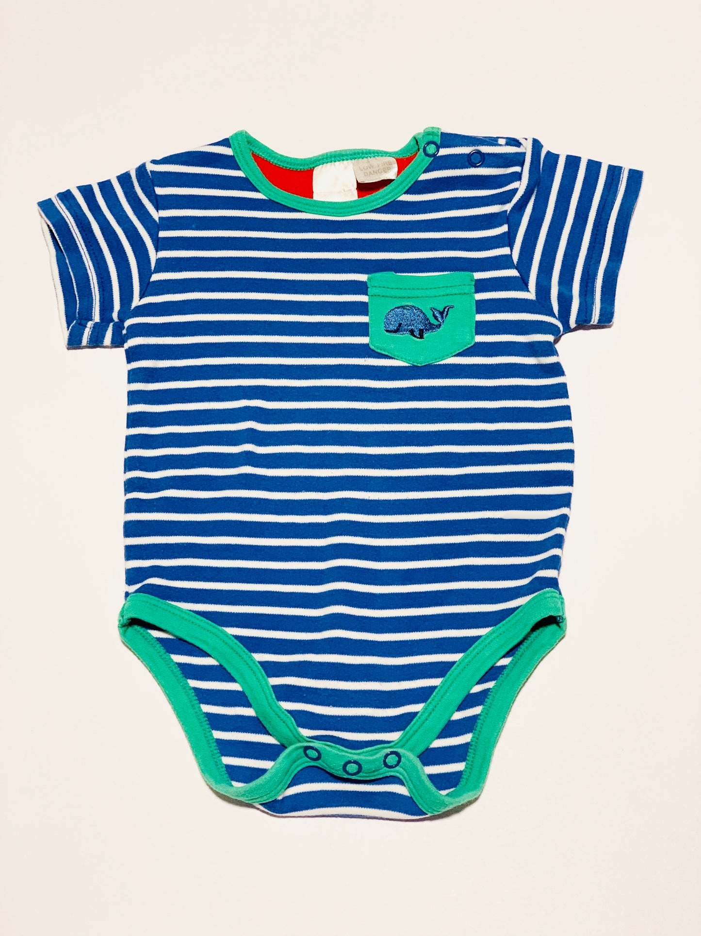 Striped whale bodysuit - Size 0