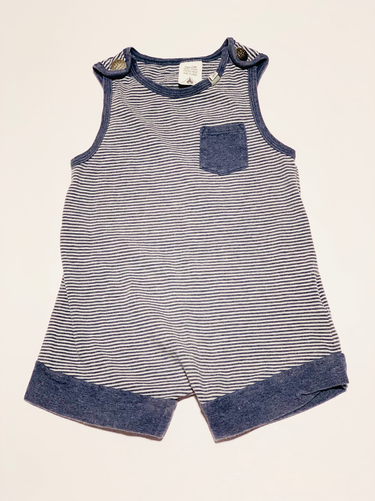 Striped romper - Size 0