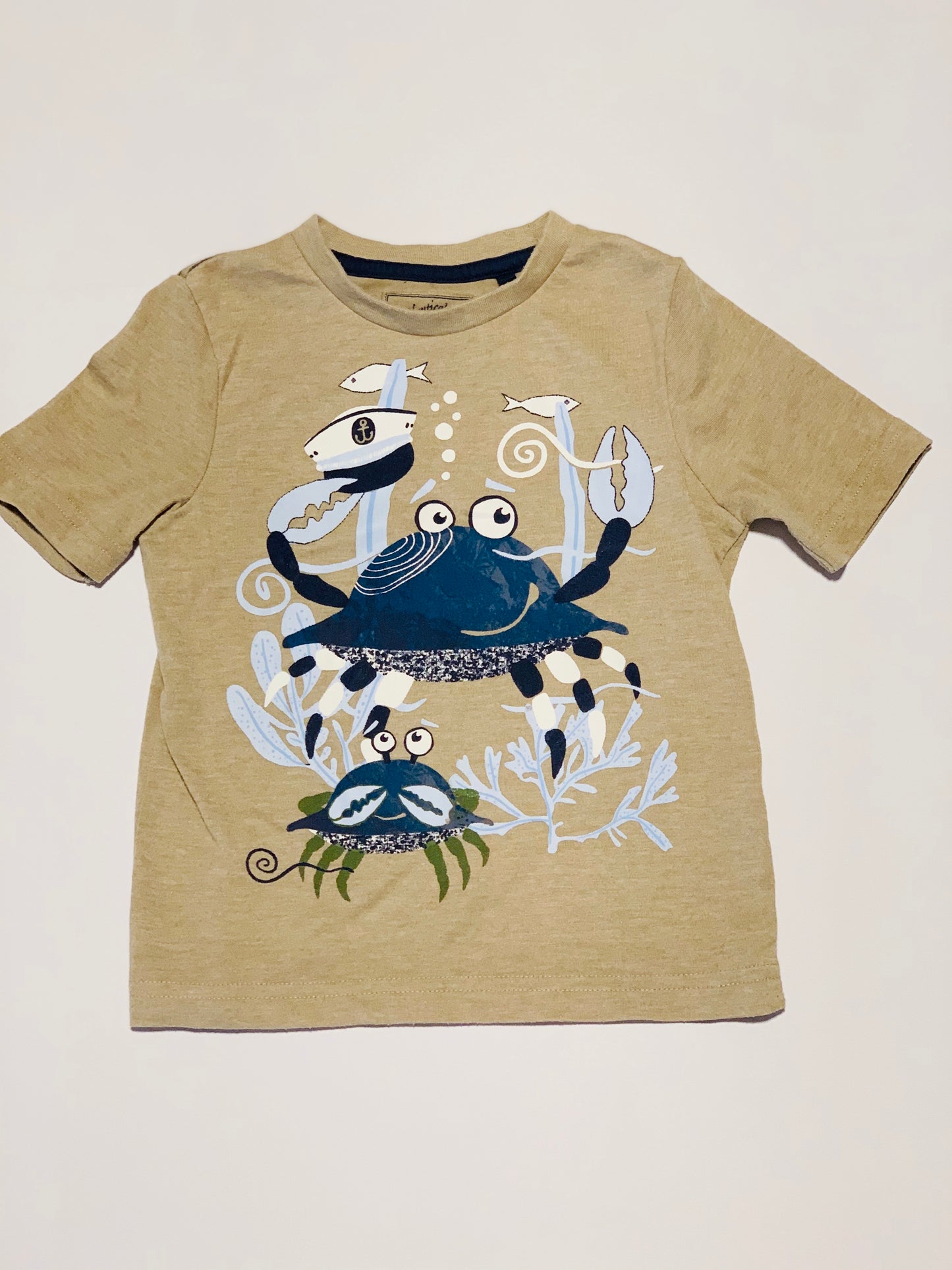 Crab print tee - Size 1