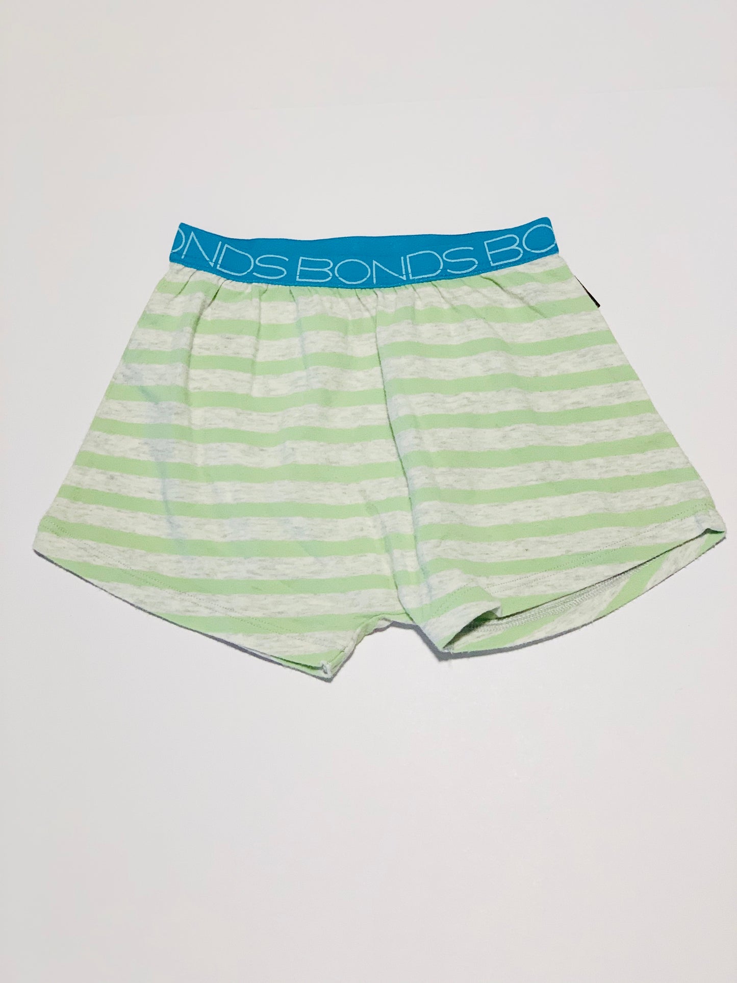 Green striped shorts - Size 1