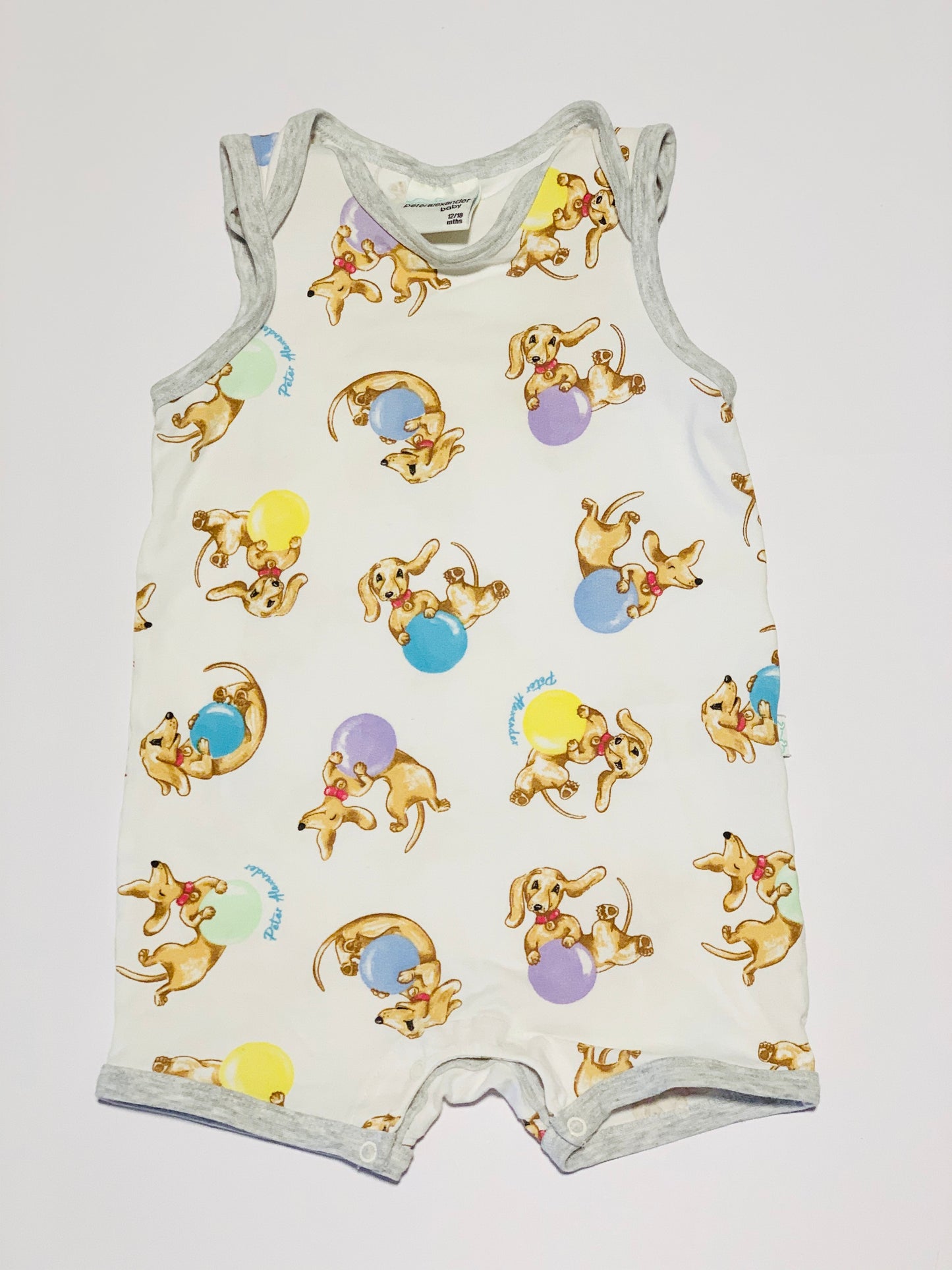 Puppy dog romper - Size 1