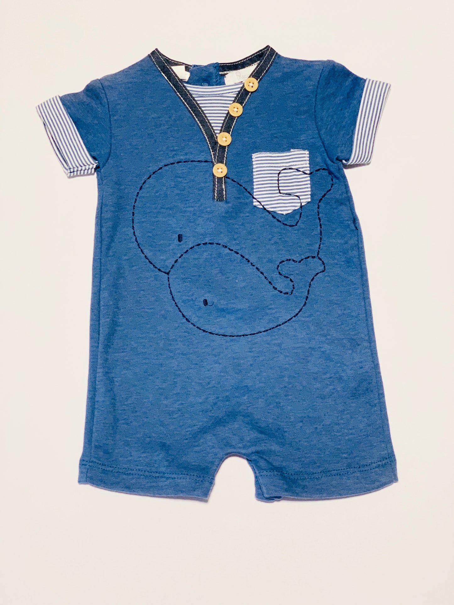Whales romper - Size 0000