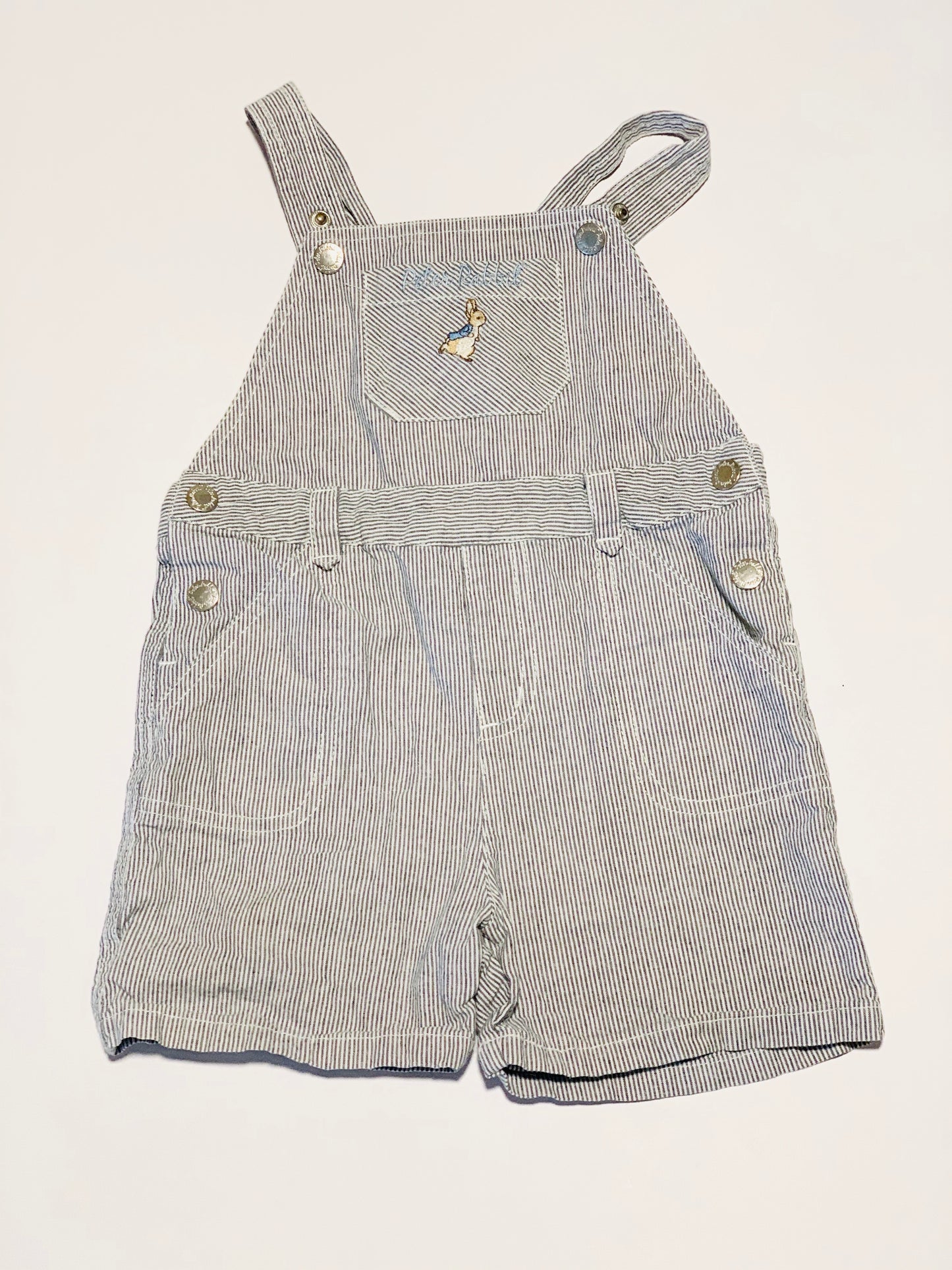 Striped overalls - Size 2