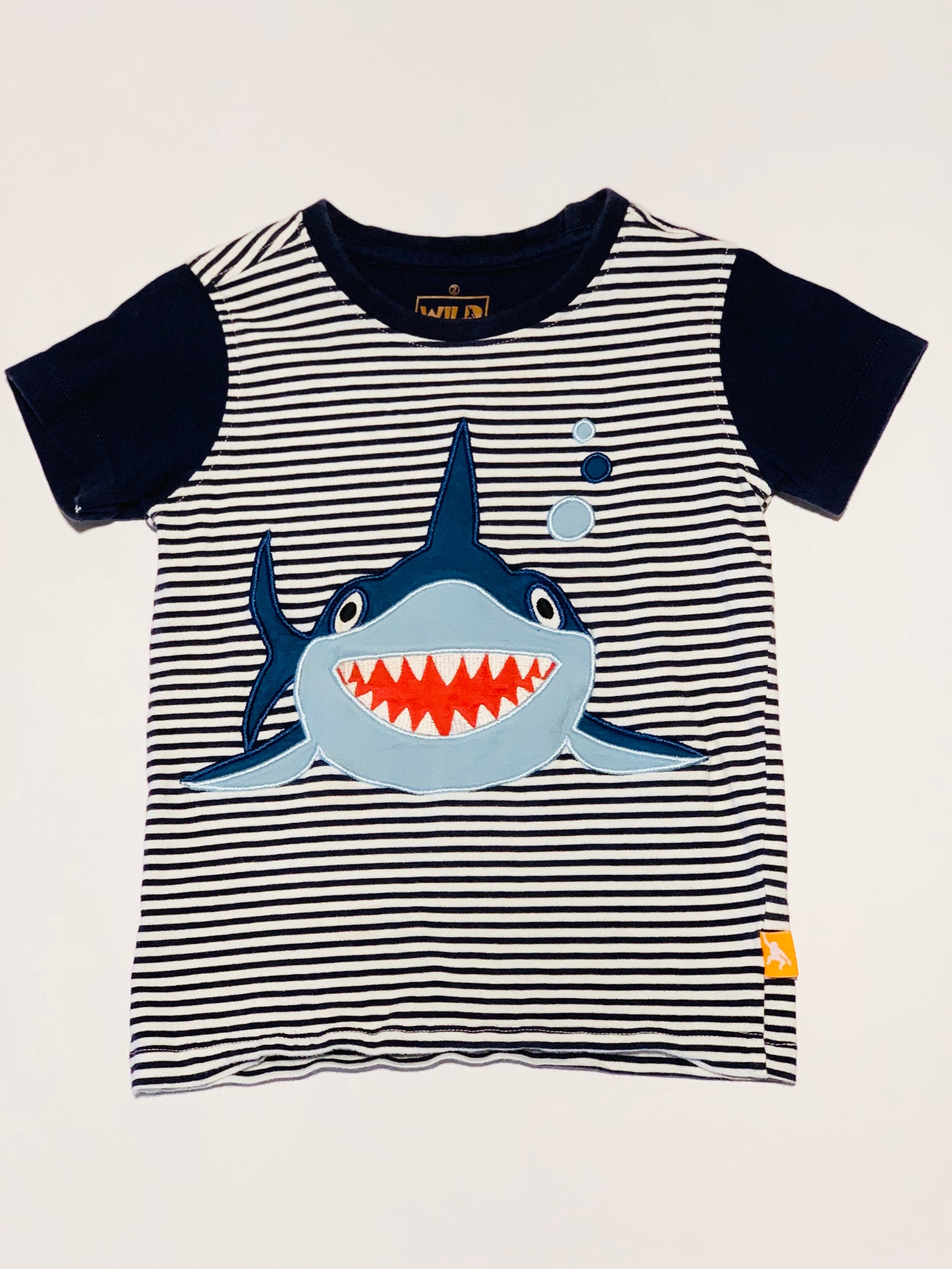 Shark applique tee - Size 2