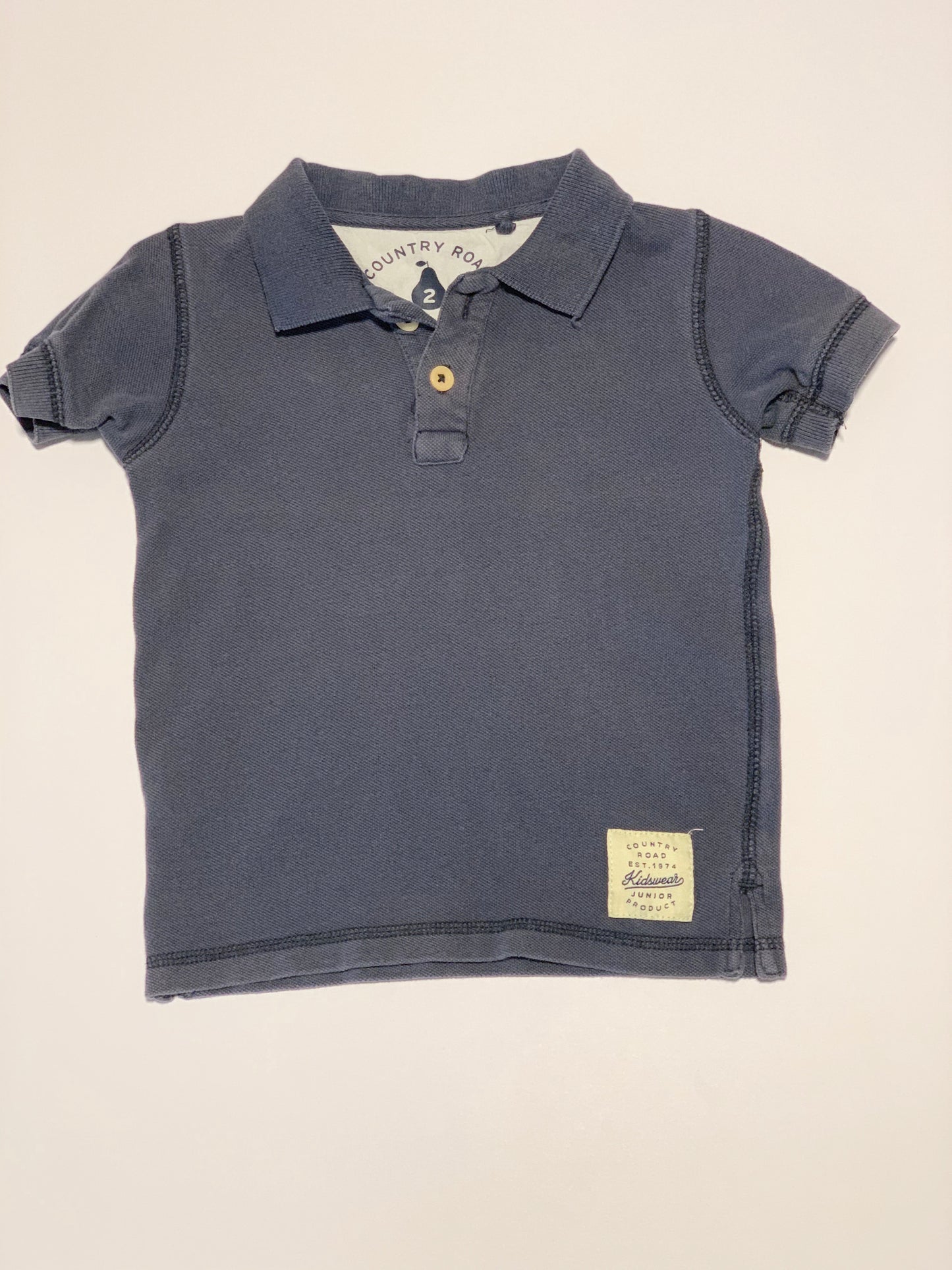 Navy polo shirt - Size 2